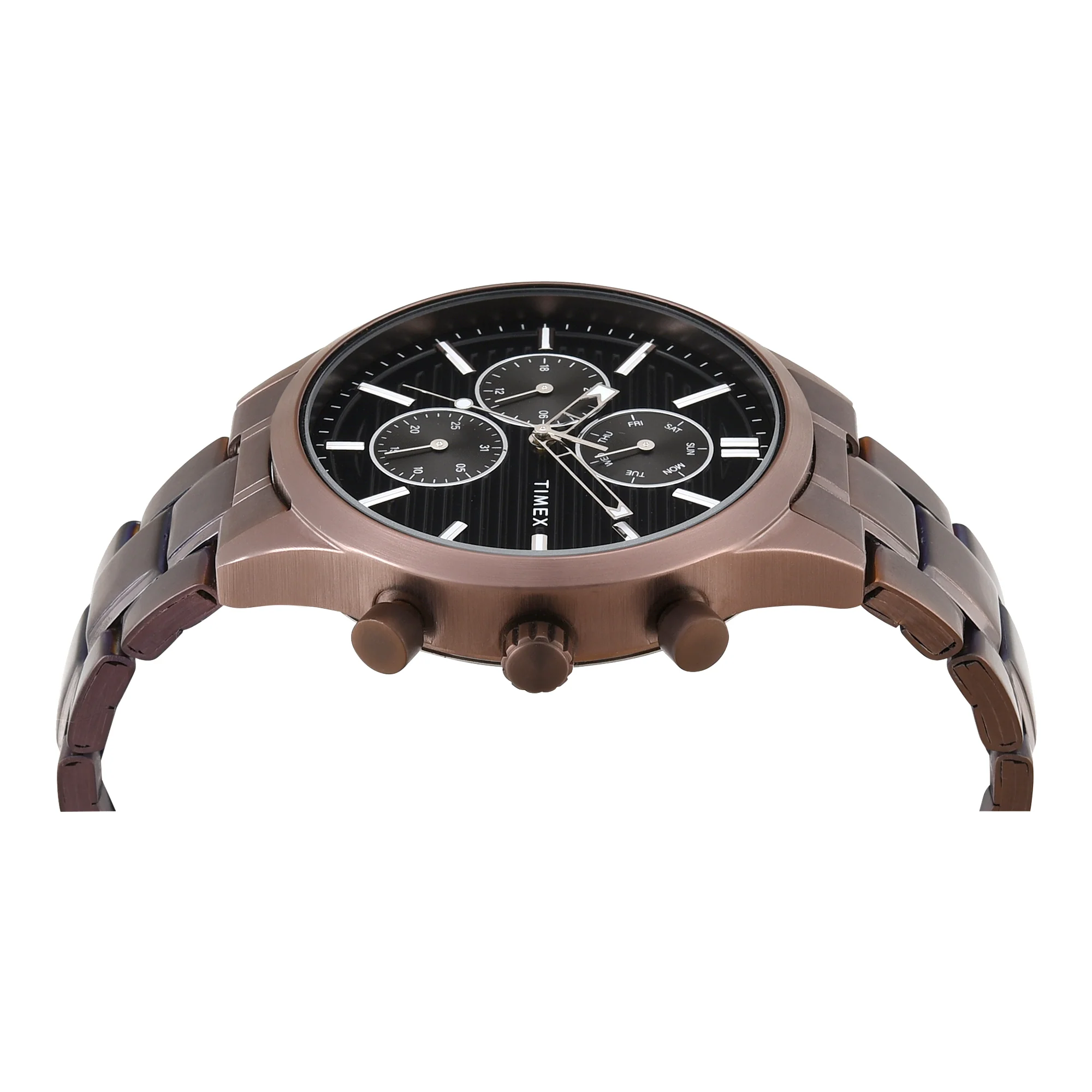 TIMEX Men Black Round Dial Analog Watch - TW000T322 - Image 4