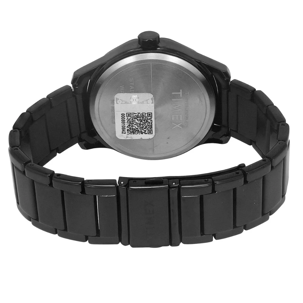 Timex Men Black Round Dial Analog Watch - TW0TG7630 - Image 4