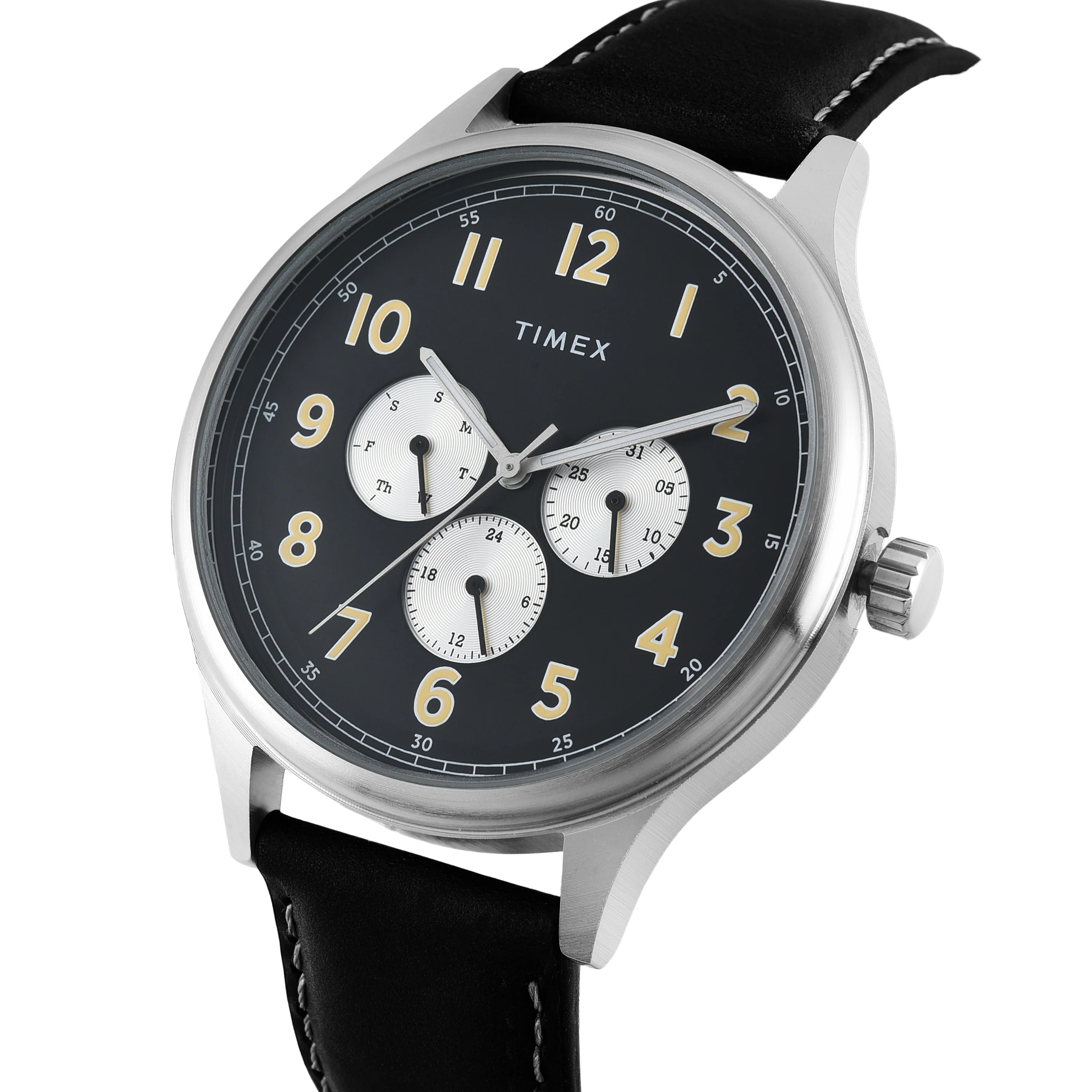 TIMEX Men Black Round Dial Analog Watch - TWEG184SMU17 - Image 2