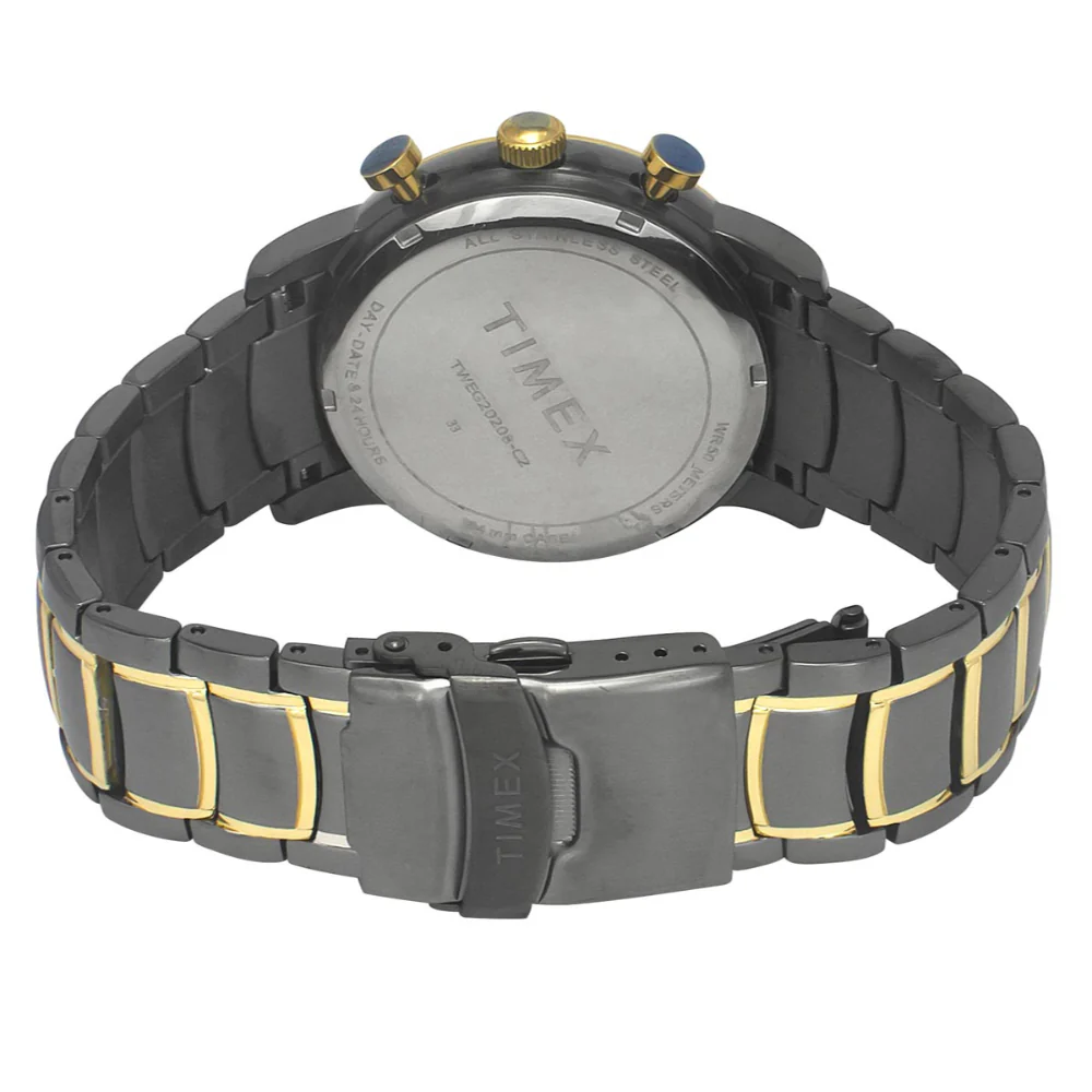 Timex Men Black Round Dial Analog Watch - TWEG20208 - Image 4