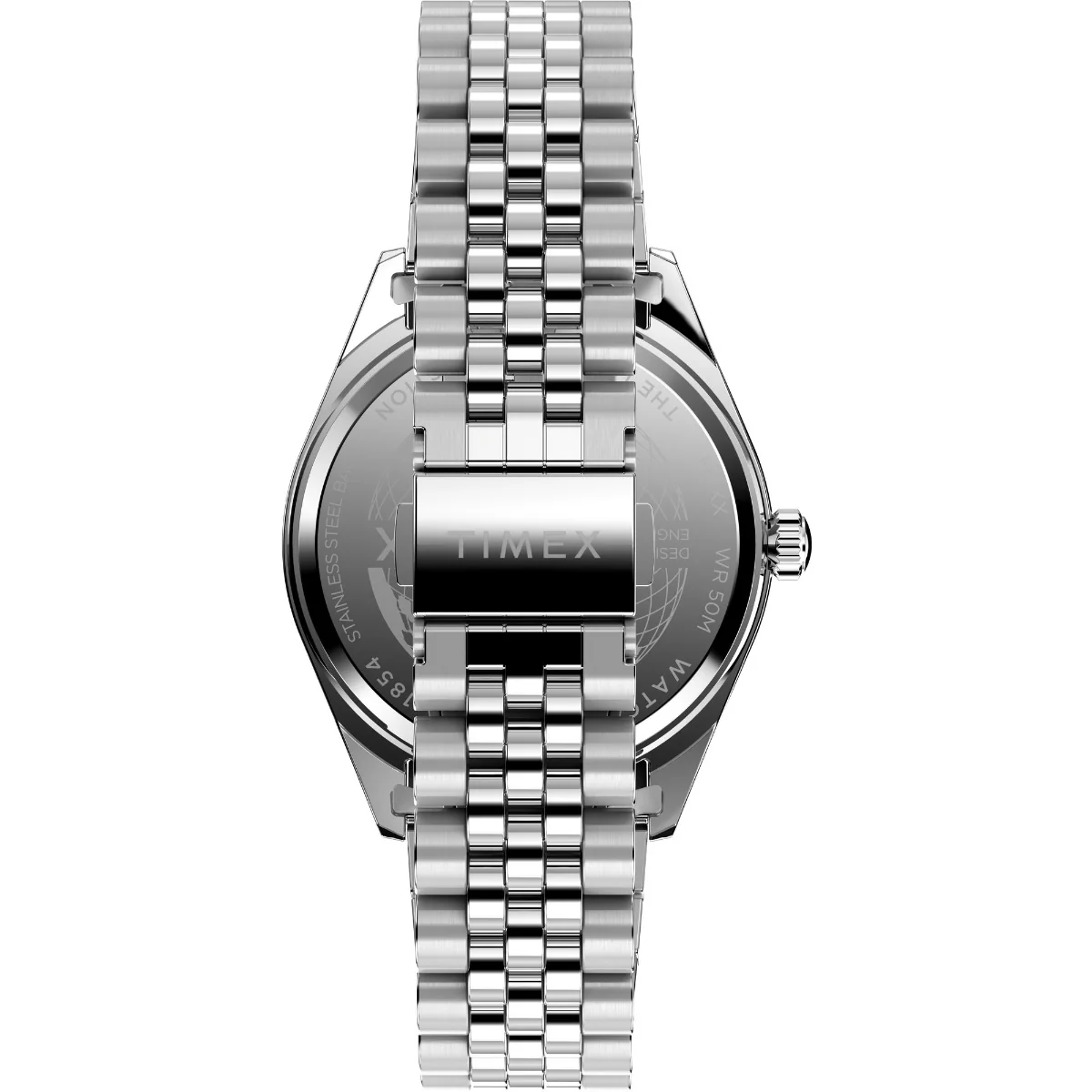 Timex Men Black Round Stainless Steel Dial Analog Watch-TW2V67800UJ - Image 3