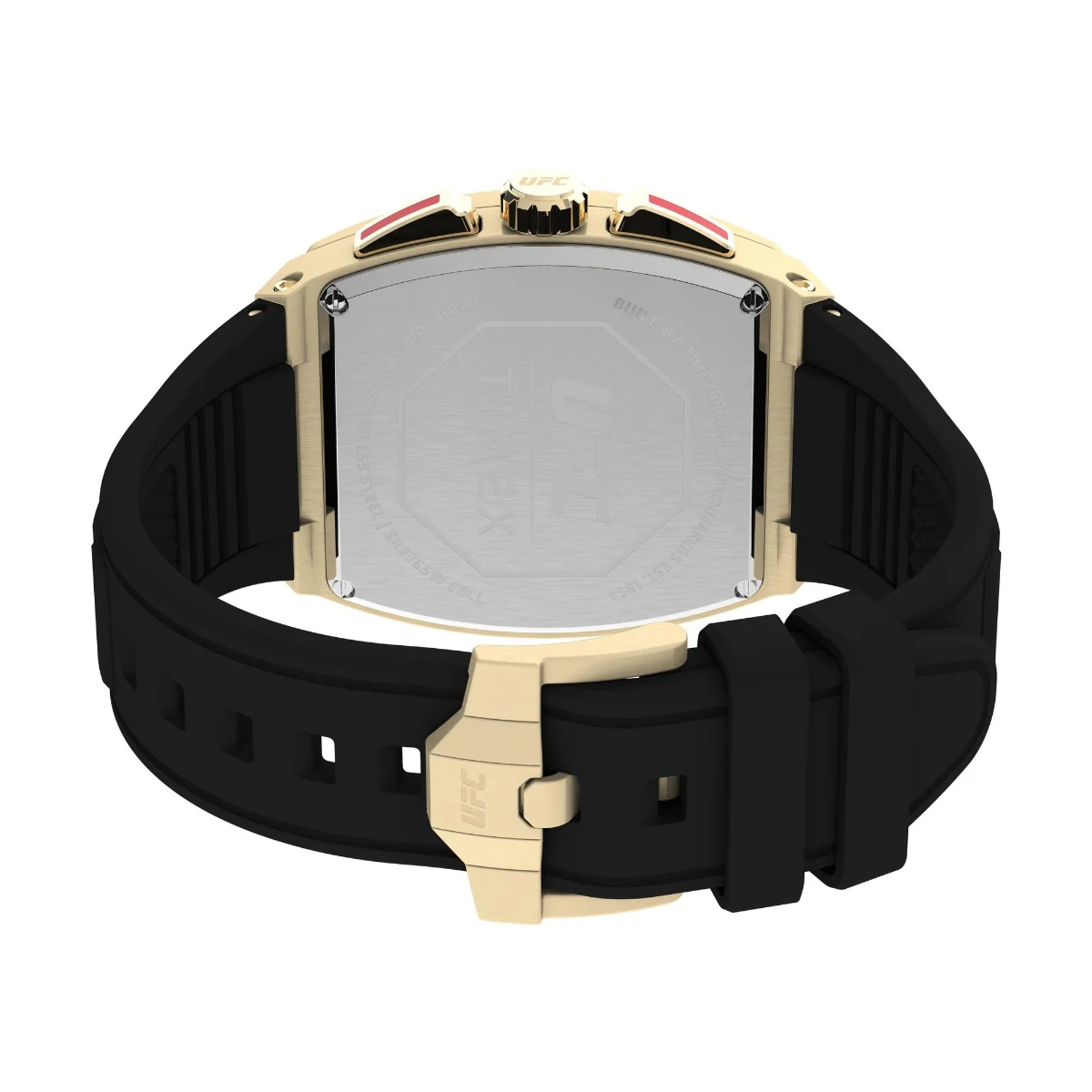 Timex Men Black Tonneau Stainless Steel Dial Analog Watch-TW2V88000X6 - Image 2