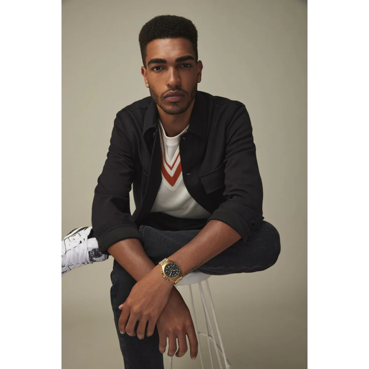 Timex Legacy Tonneau Chronograph 42mm Stainless Steel Bracelet Watch - Image 3