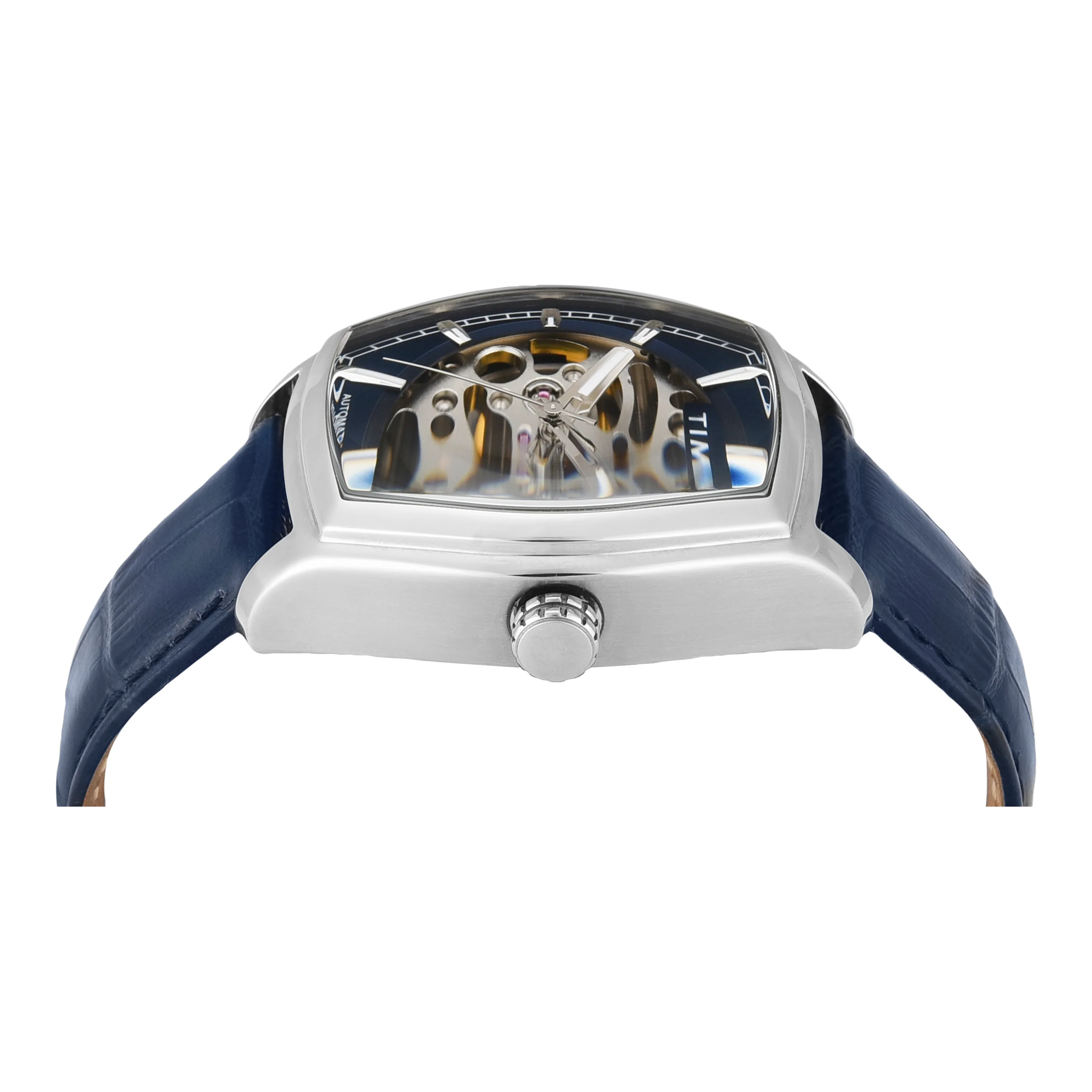 TIMEX Men Blue Rectangle Dial Analog Automatic Watch - TWEG25900 - Image 8