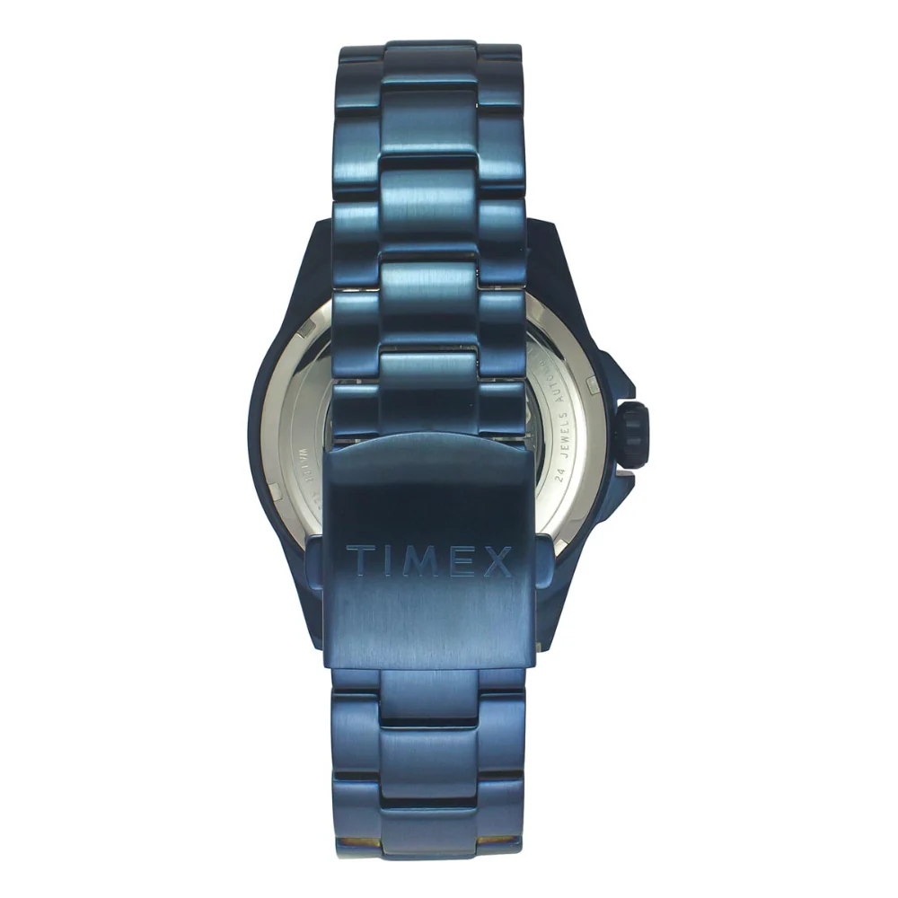 Timex Men Blue Round Dial Analog Automatic Watch - TWEG24104 - Image 4