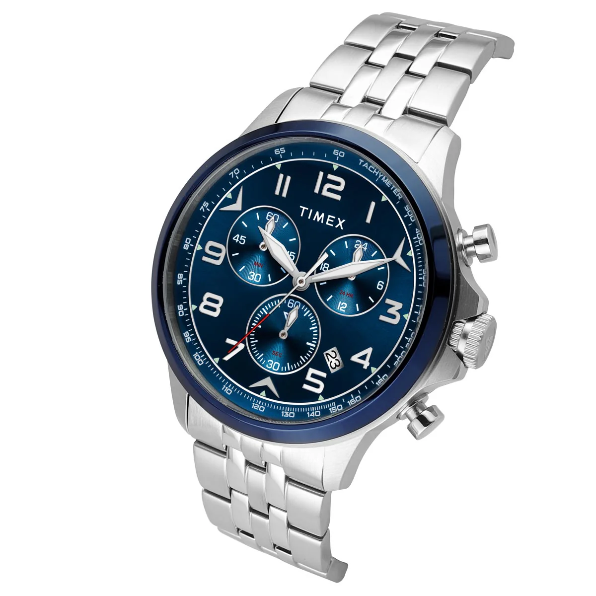 TIMEX Men Blue Round Dial Analog Chronograph Watch - TWEG25101 - Image 2