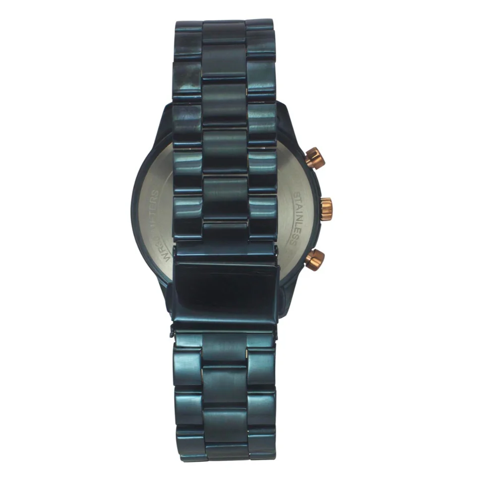 Timex Cosmic Awe Men Chronograph Round Dial Blue Watch - TWEG18517 - Image 3