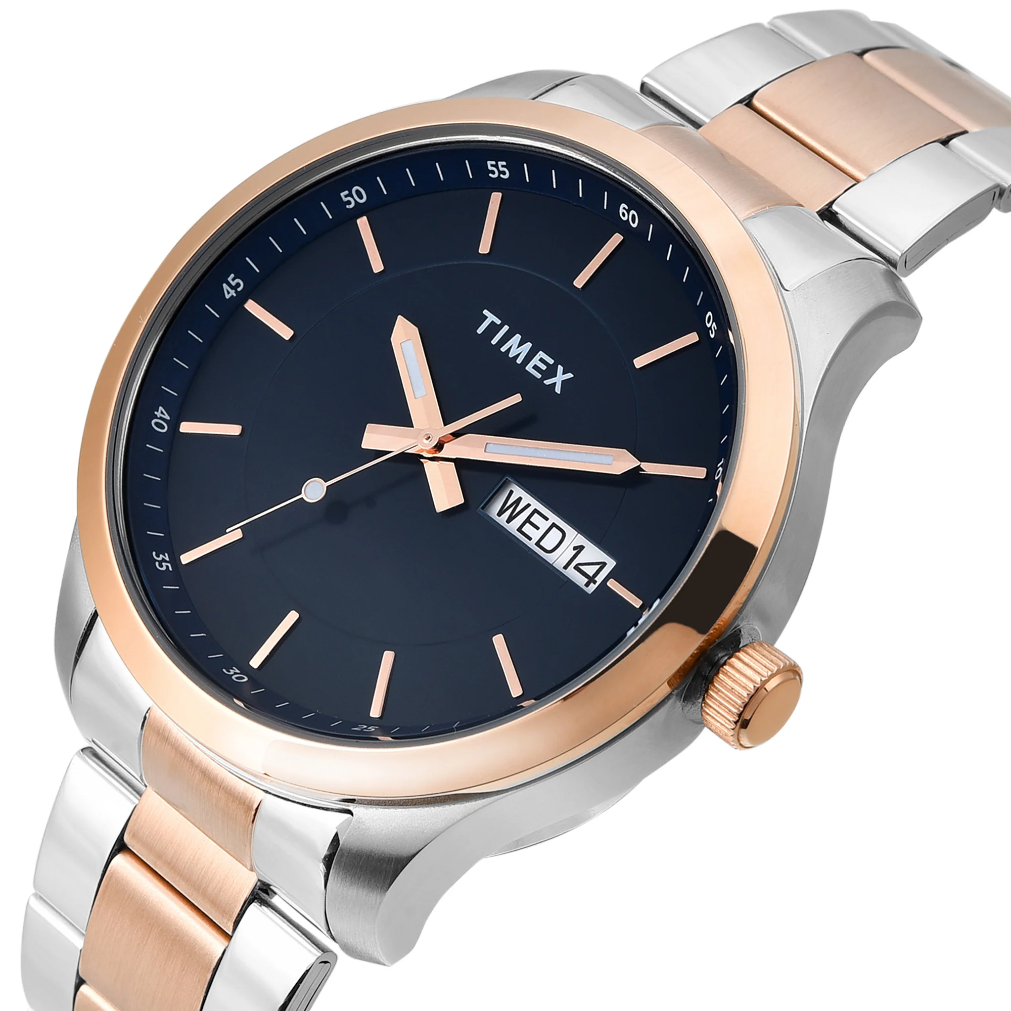 TIMEX Men Blue Round Dial Analog Watch - TWEG20802 - Image 2