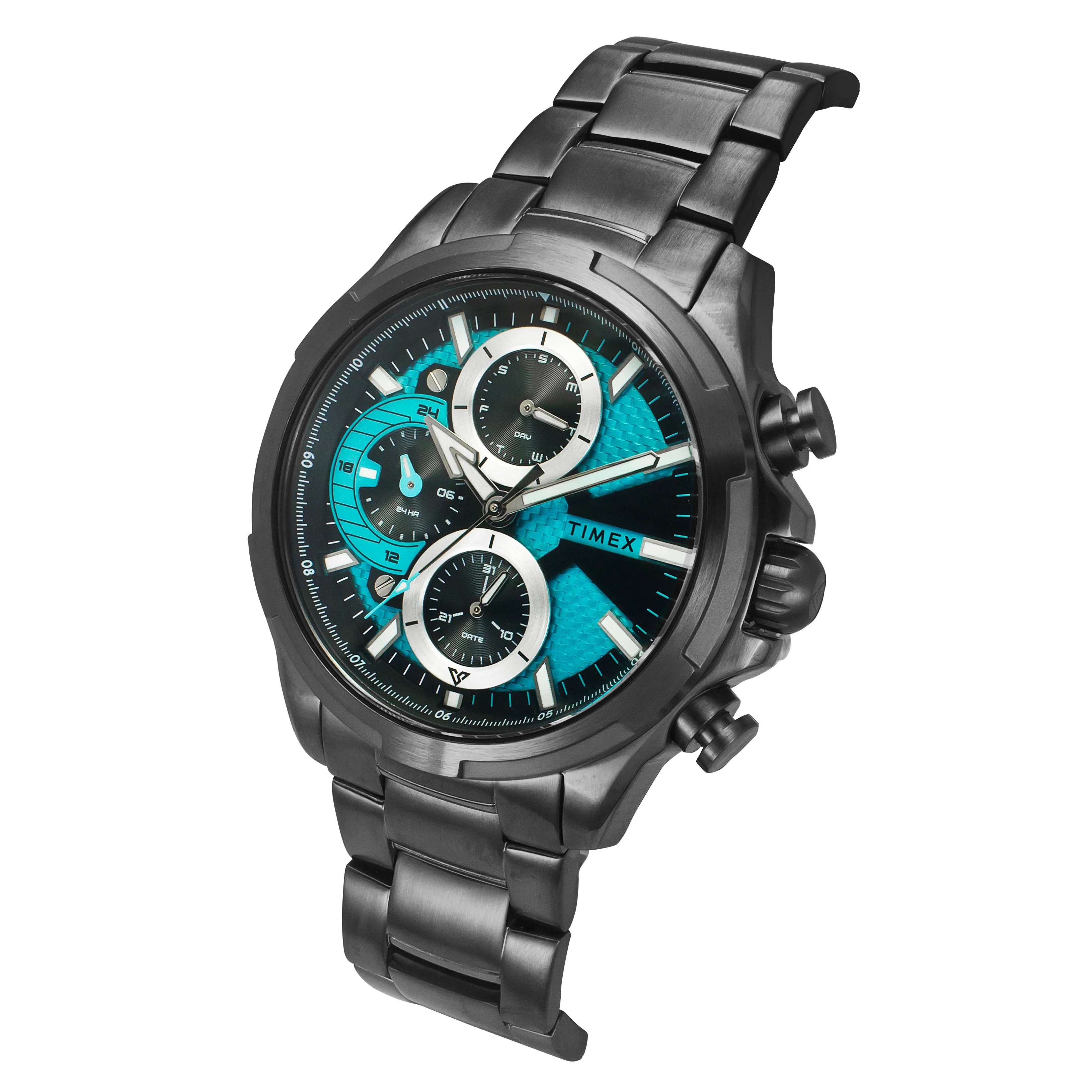 TIMEX Men Blue Round Dial Analog Watch - TWEG25002 - Image 2