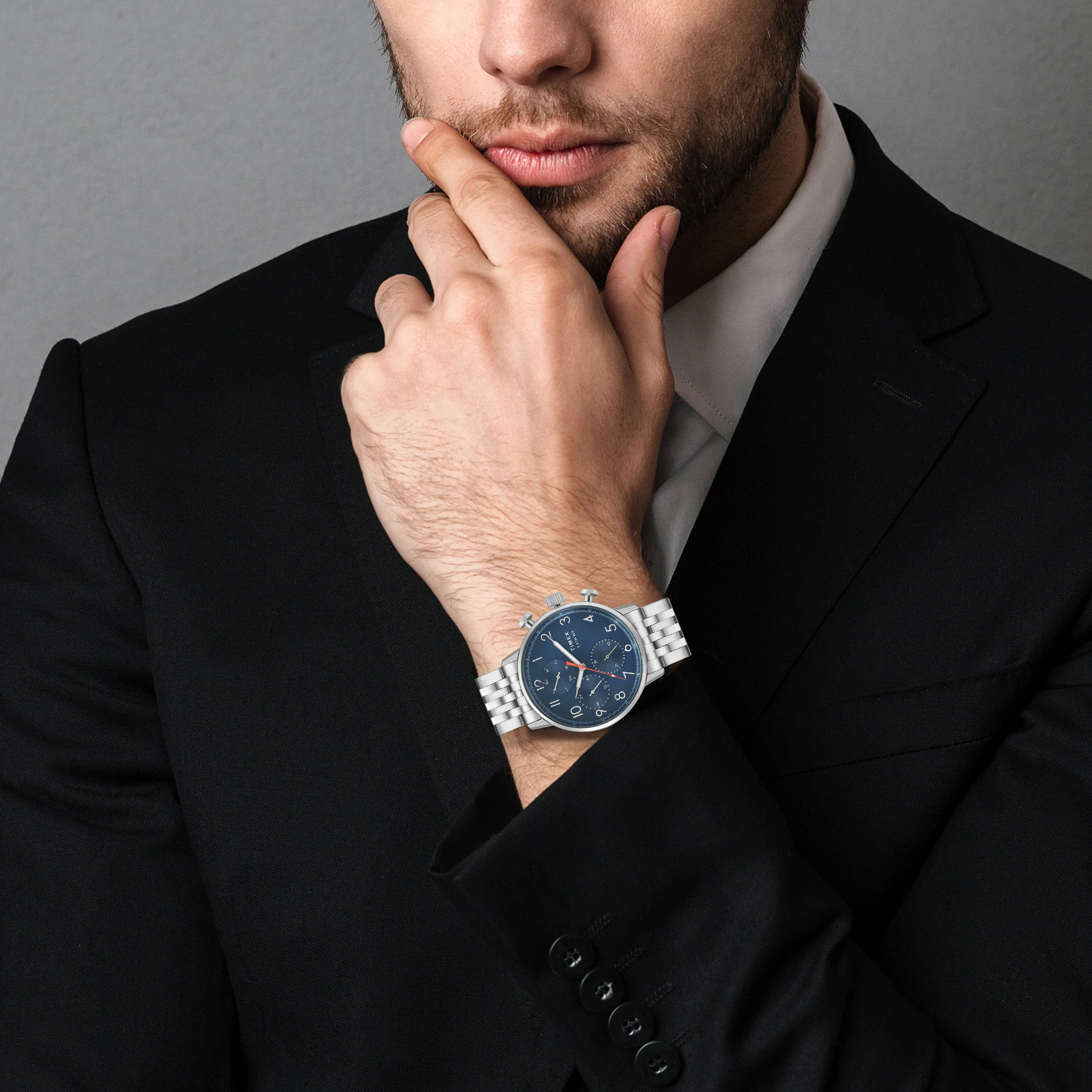 TIMEX Men Blue Round Dial Analog Watch - TWEG25403 - Image 5