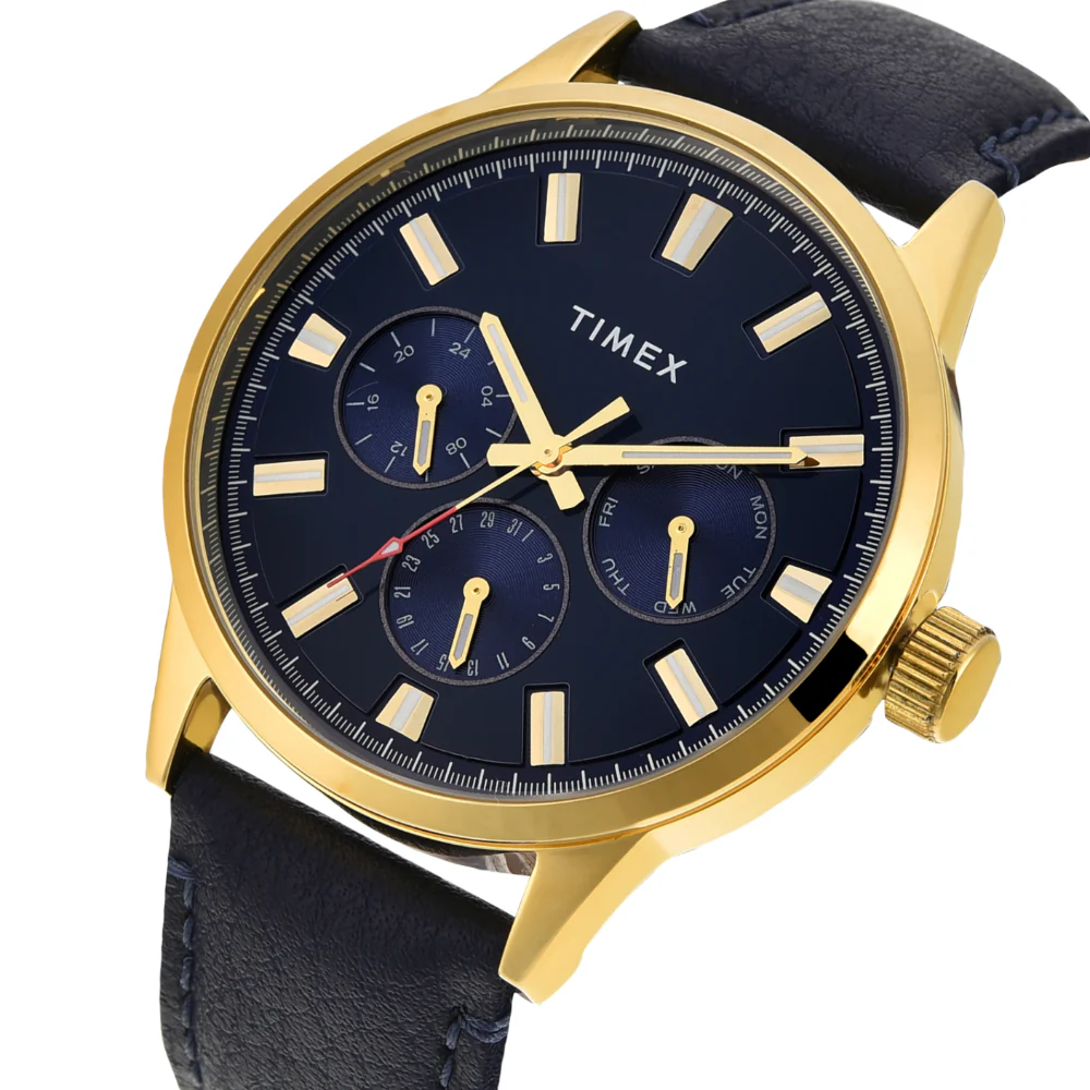 Timex Men Blue Round Multifunction Dial Watch- TWEG19928 - Image 2