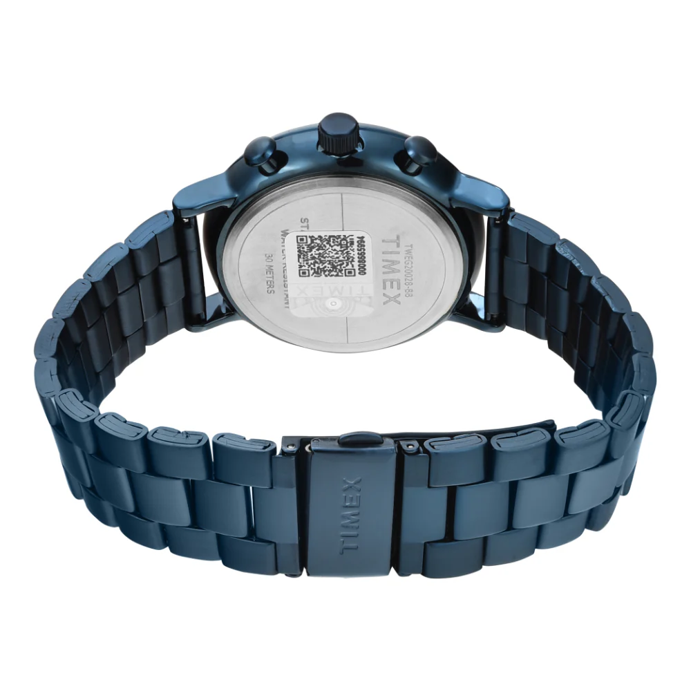 Timex Men Blue Round Multifunction Dial Watch- TWEG20028 - Image 4