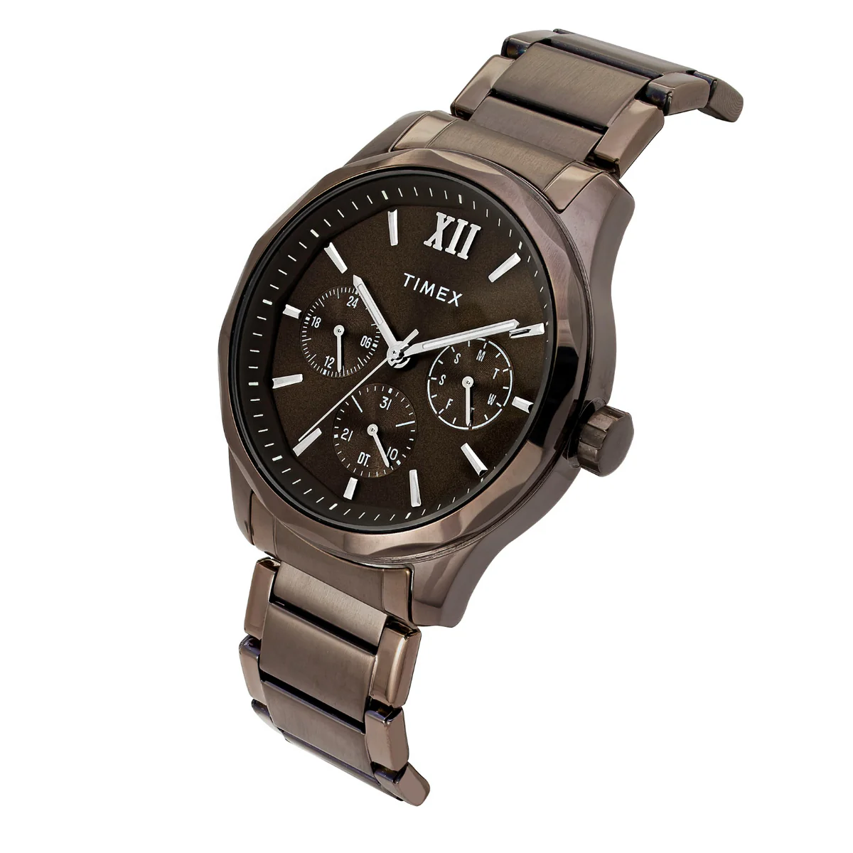 Timex Men Brown Round Dial Analog Watch - TW0TG7636 - Image 2