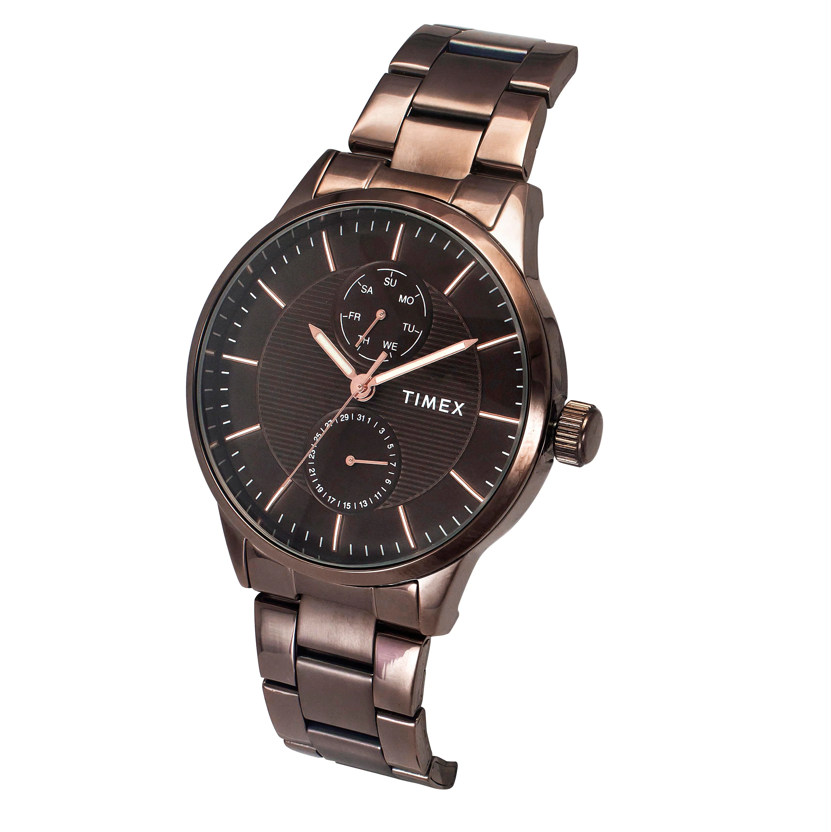 Timex Men Brown Round Dial Analog Watch - TWEG19941 - Image 2