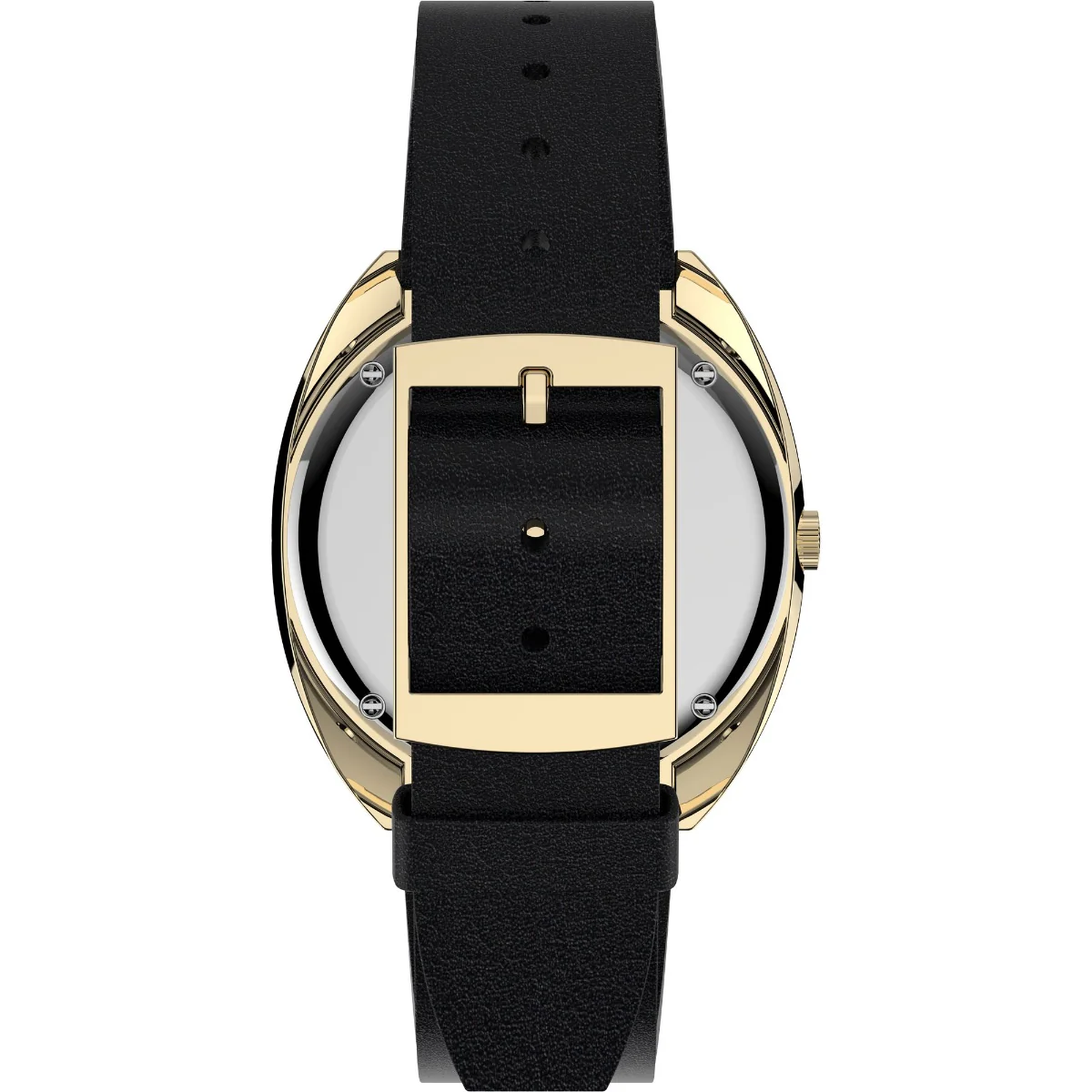 Q Timex 1972 Reissue 43x39mm Leather Strap Watch - Image 4