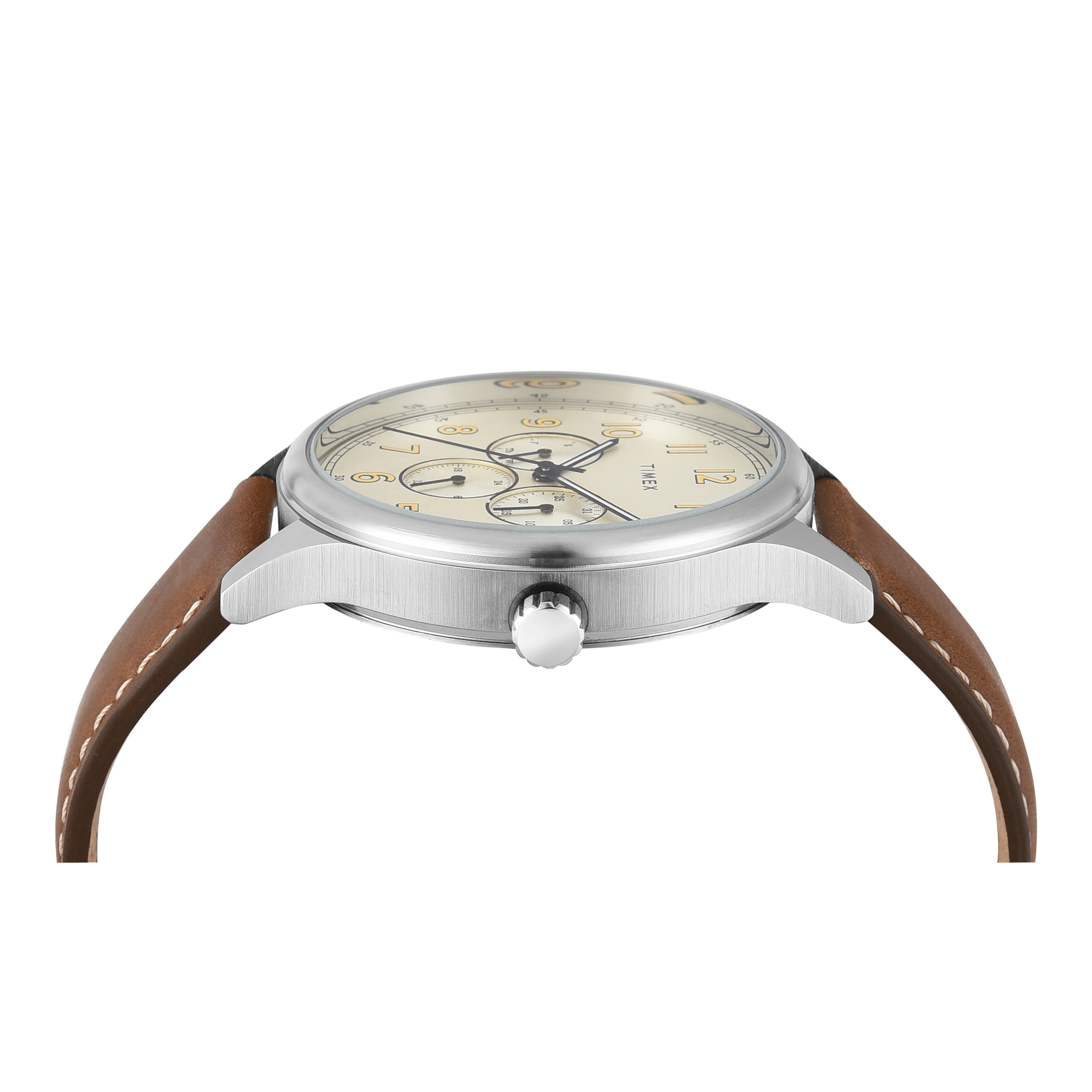 TIMEX Men Champagne Round Dial Analog Watch - TWEG184SMU19 - Image 4
