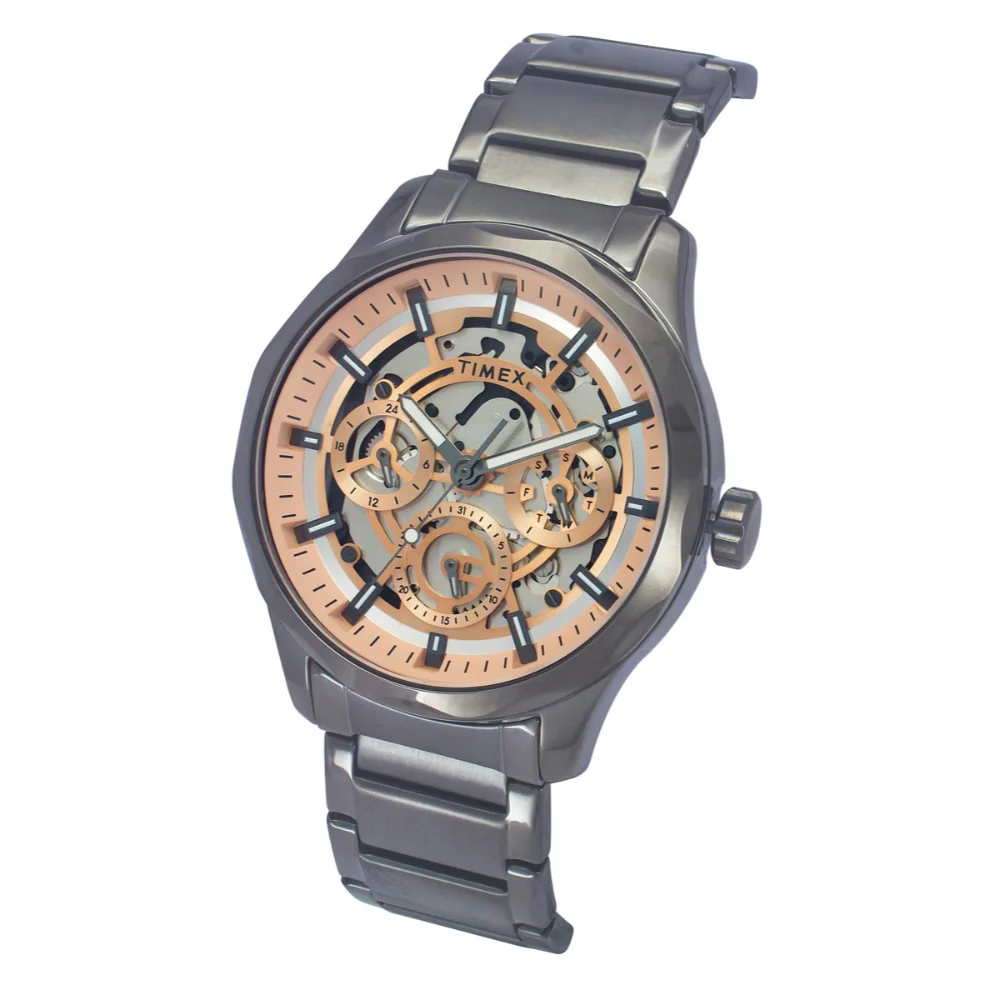 Timex Men Copper Round Dial Analog Watch - TW0TG7631 - Image 2