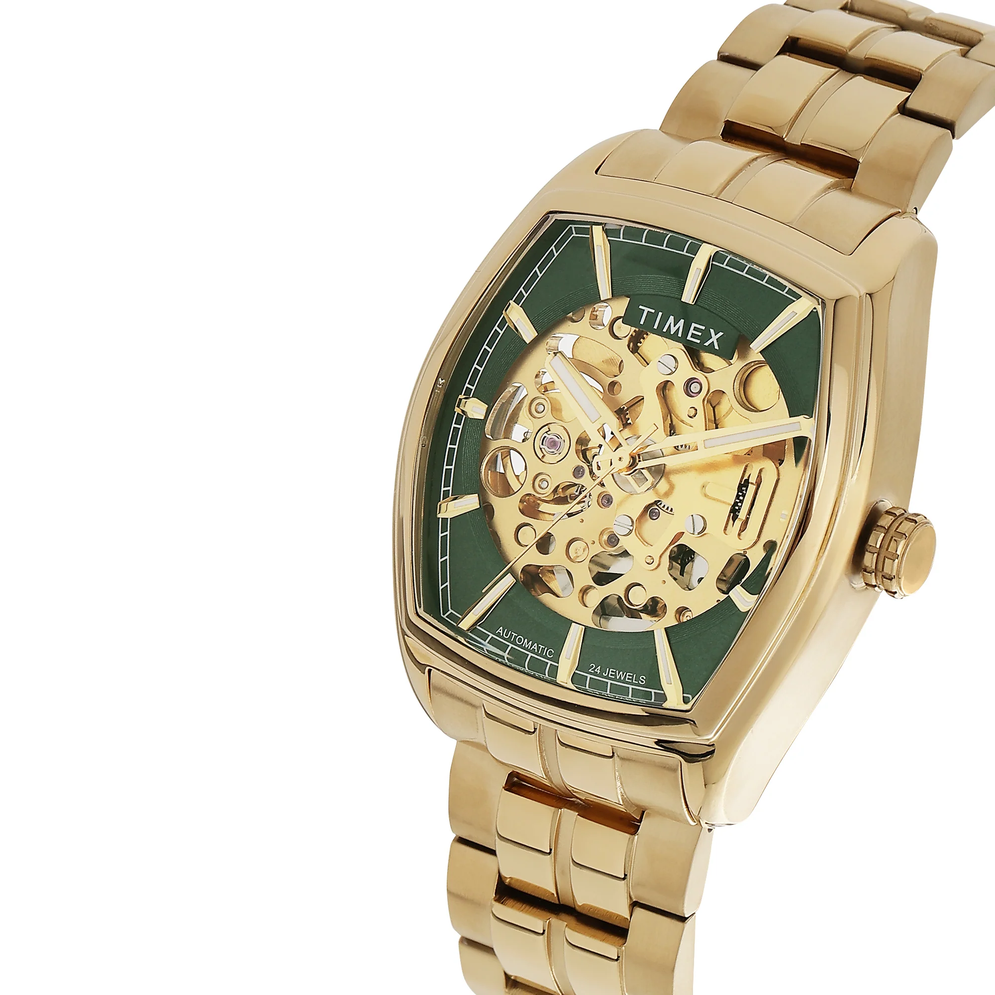 TIMEX Men Green Rectangle Dial Analog Automatic Watch - TWEG25902 - Image 2