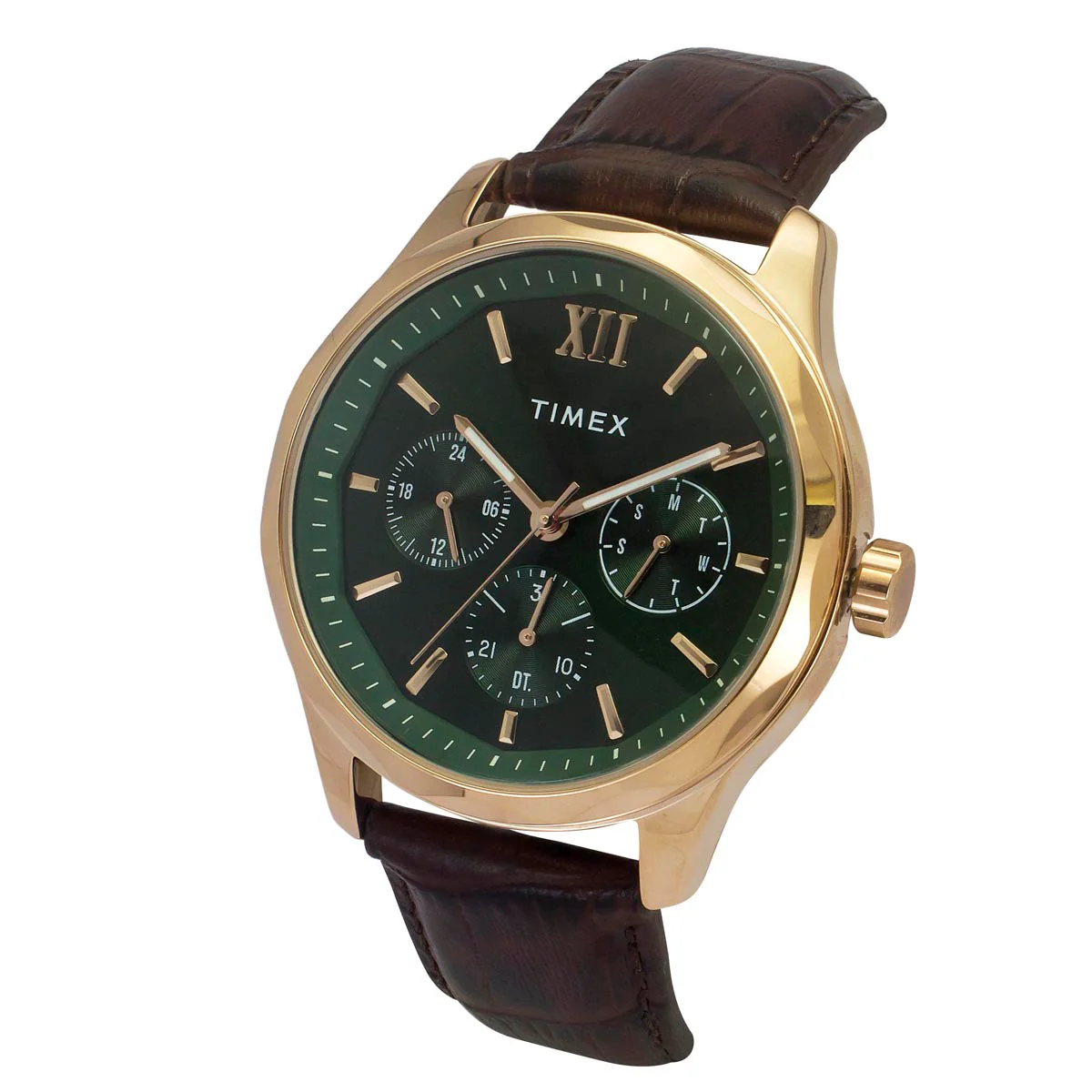 Timex Men Green Round Dial Analog Watch - TW0TG7634 - Image 2