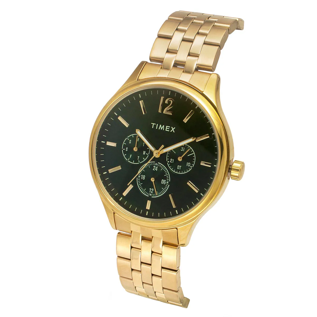 Timex Men Green Round Dial Analog Watch - TWEG18435 - Image 2