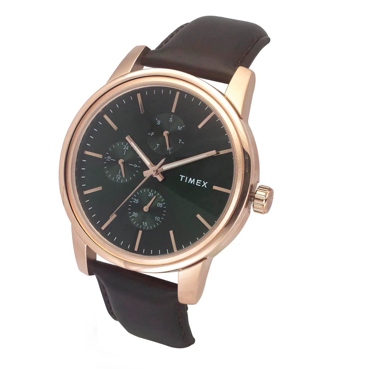 Timex Men Green Round Dial Analog Watch - TWEG18905 - Image 2