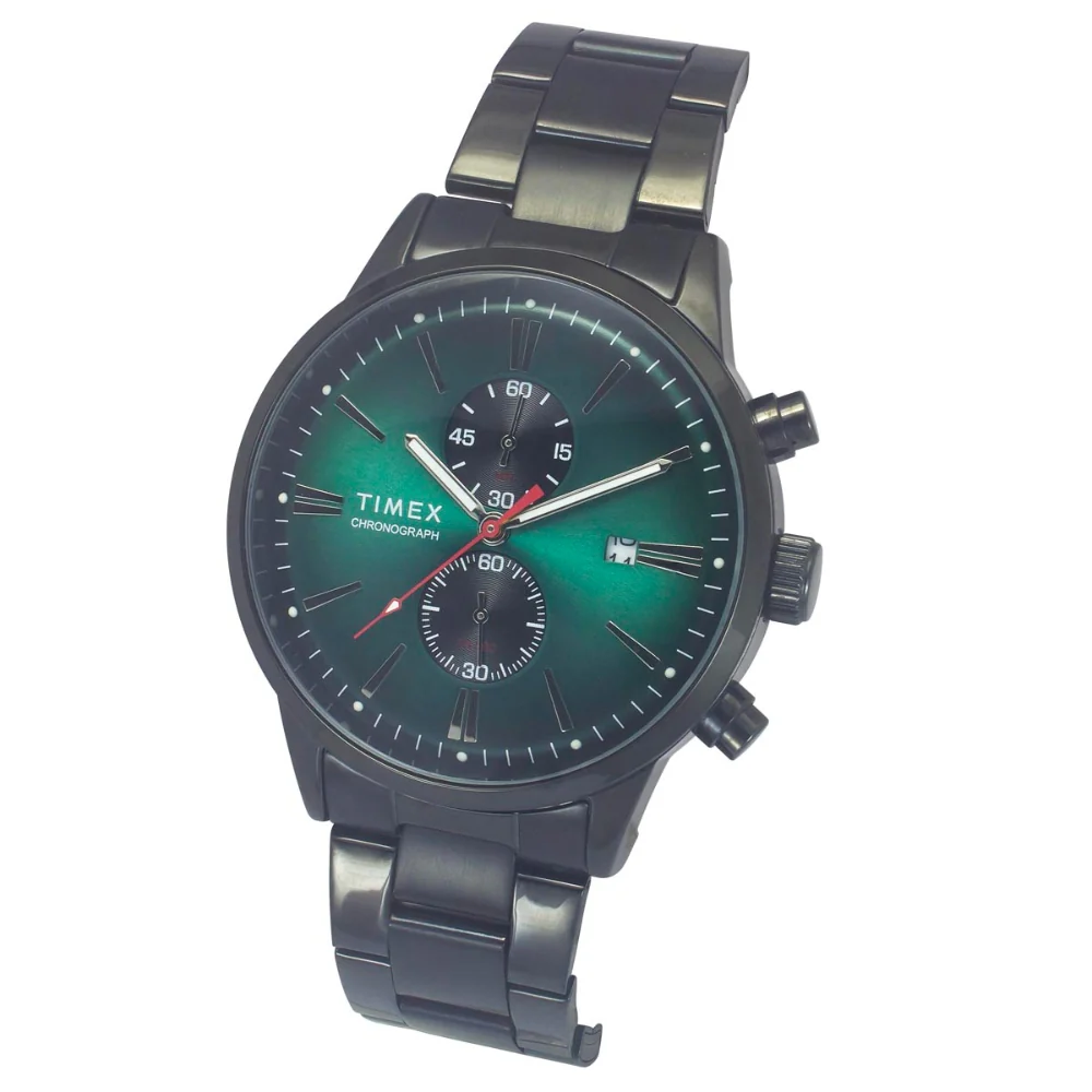 Timex Cosmic Awe Men Chronograph Round Dial Green Watch - TWEG19933 - Image 3