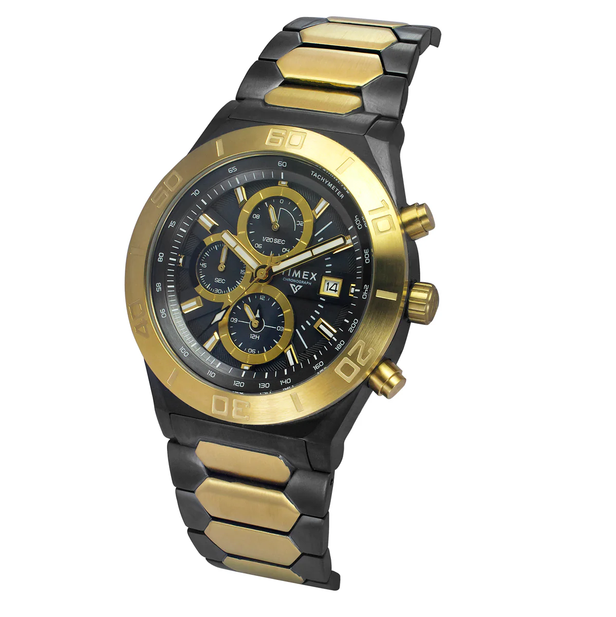 TIMEX Men Grey Round Dial Analog Chronograph Watch - TWEG24901 - Image 2