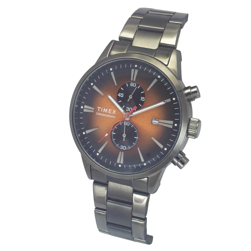 Timex Cosmic Awe Men Chronograph Round Dial Orange Watch - TWEG19932 - Image 3