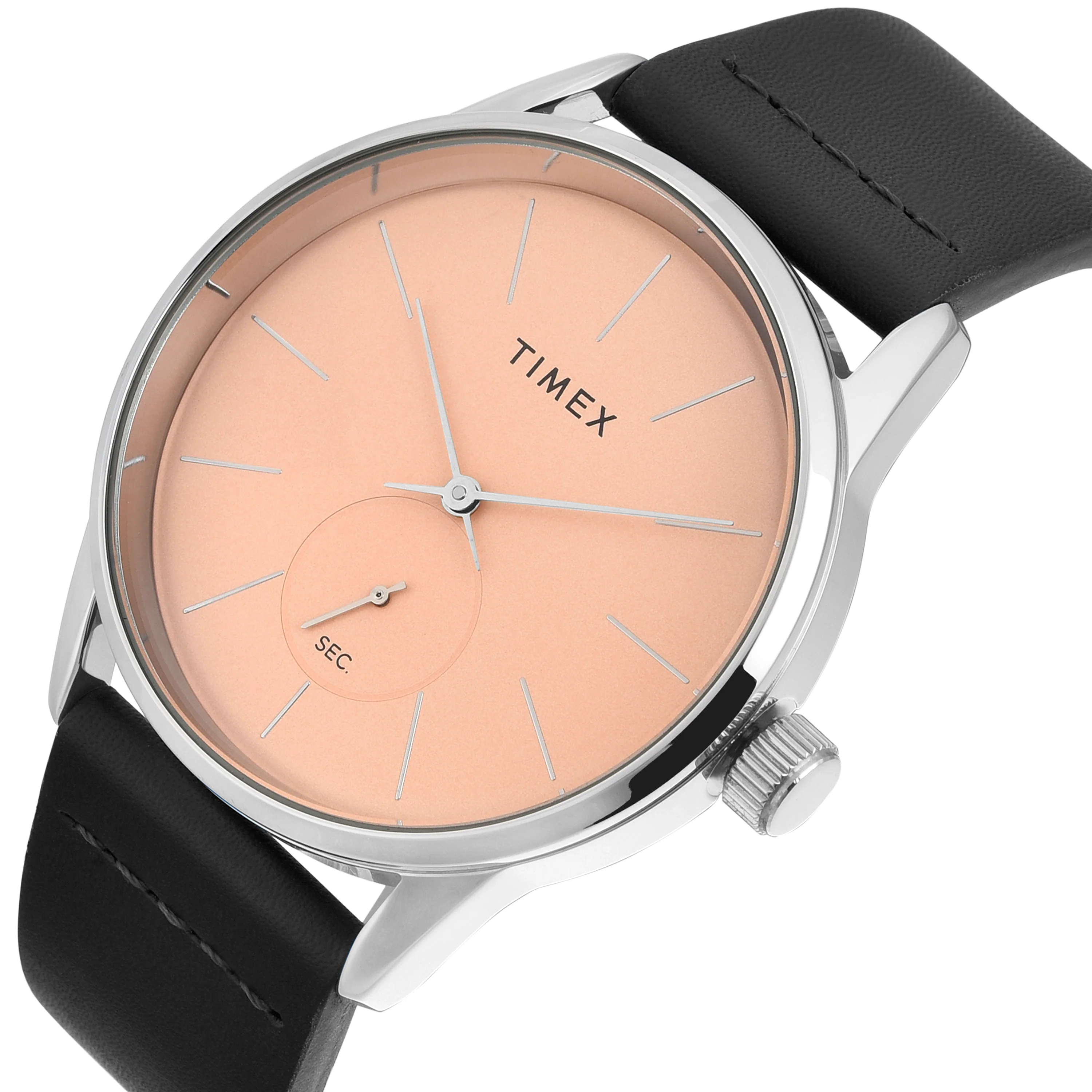TIMEX Men Peach Round Dial Analog Watch - TWEG25504 - Image 2