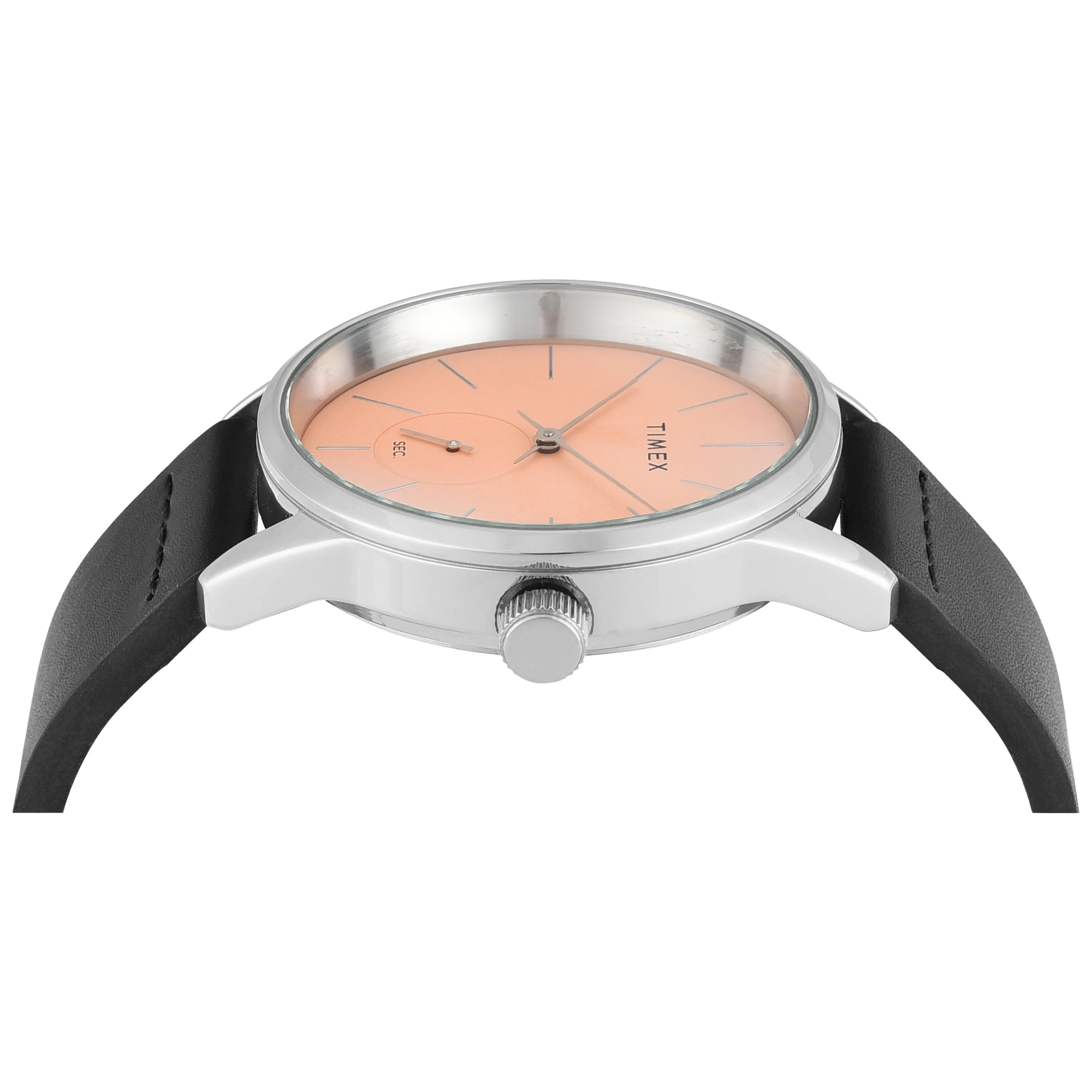 TIMEX Men Peach Round Dial Analog Watch - TWEG25504 - Image 4