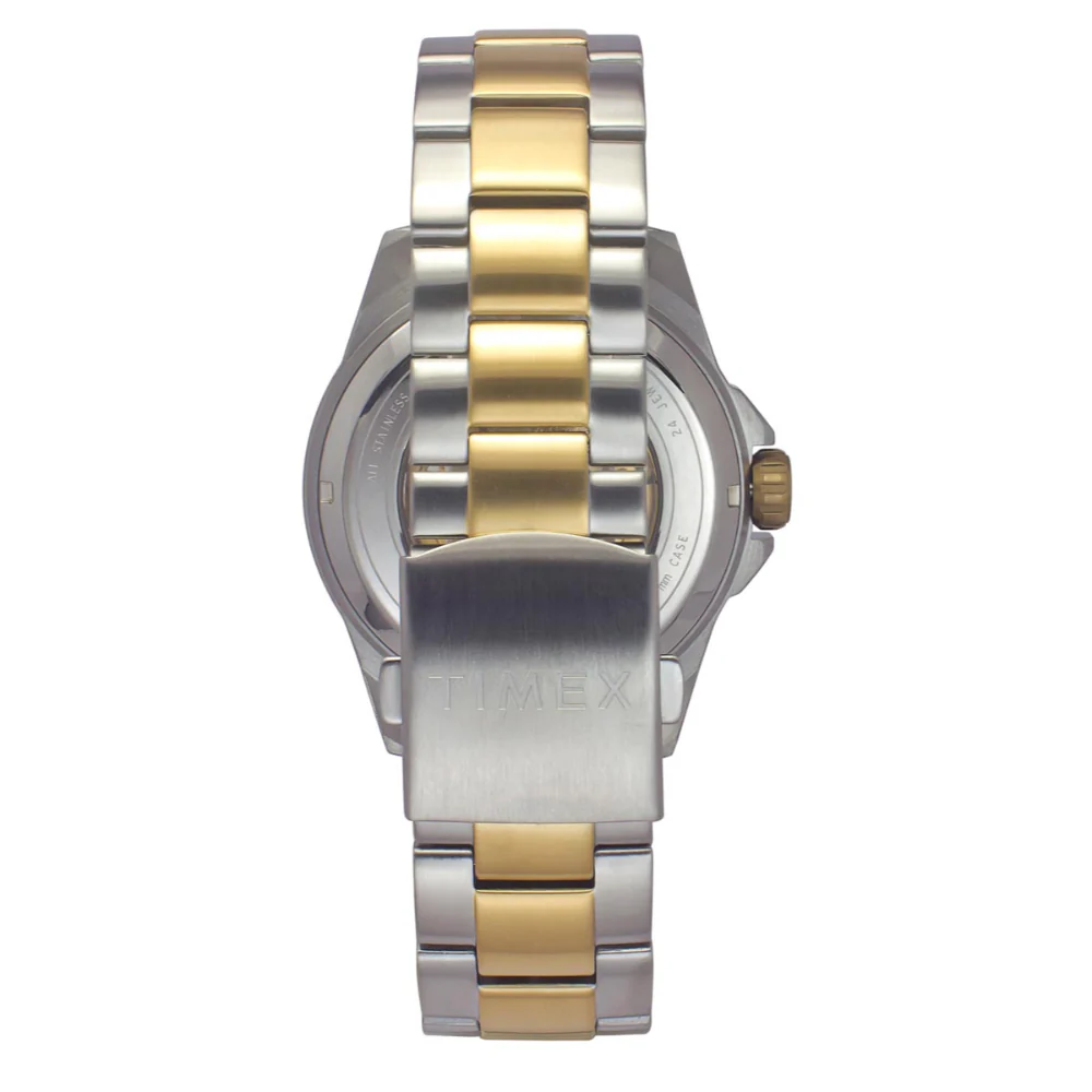 Timex Men Silver Round Dial Analog Automatic Watch - TWEG24101 - Image 5