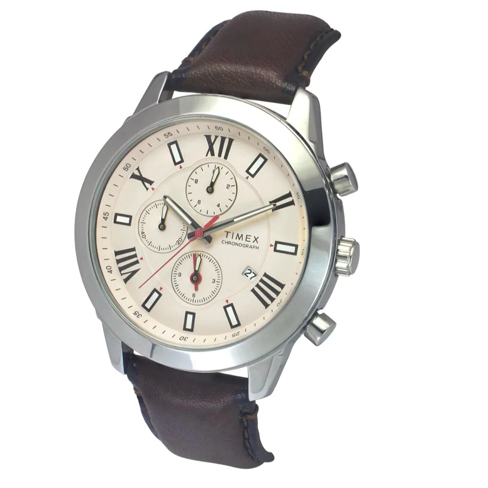 Timex Cosmic Awe Men Chronograph Round Dial Warm Grey Watch - TWEG18514 - Image 2