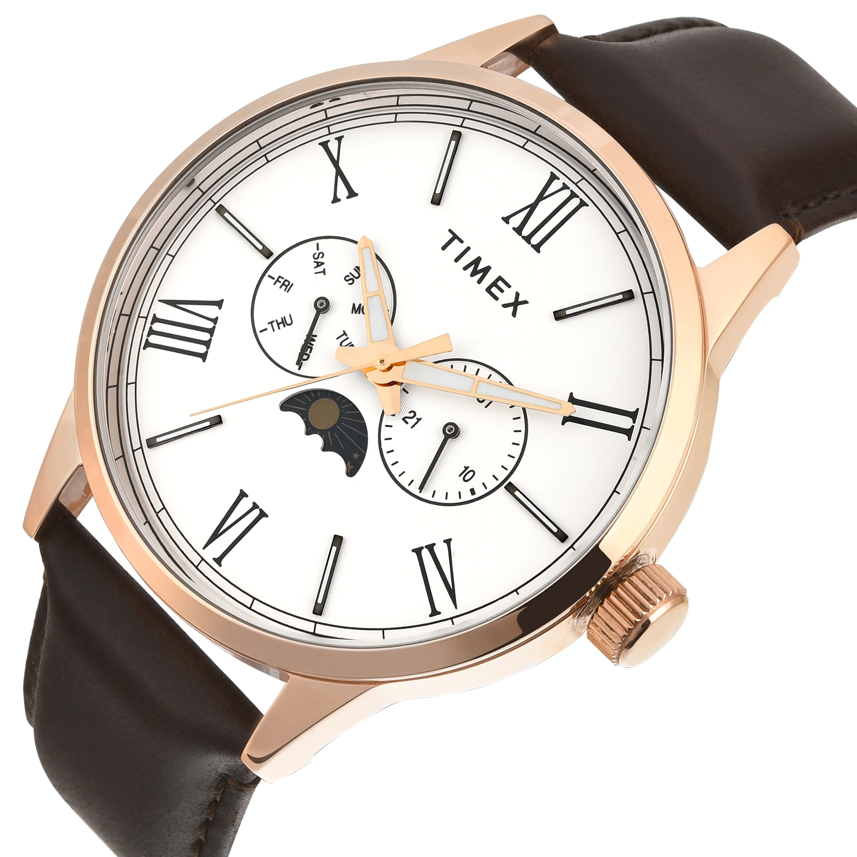 TIMEX Men White Round Dial Analog Watch - TWEG19943 - Image 2