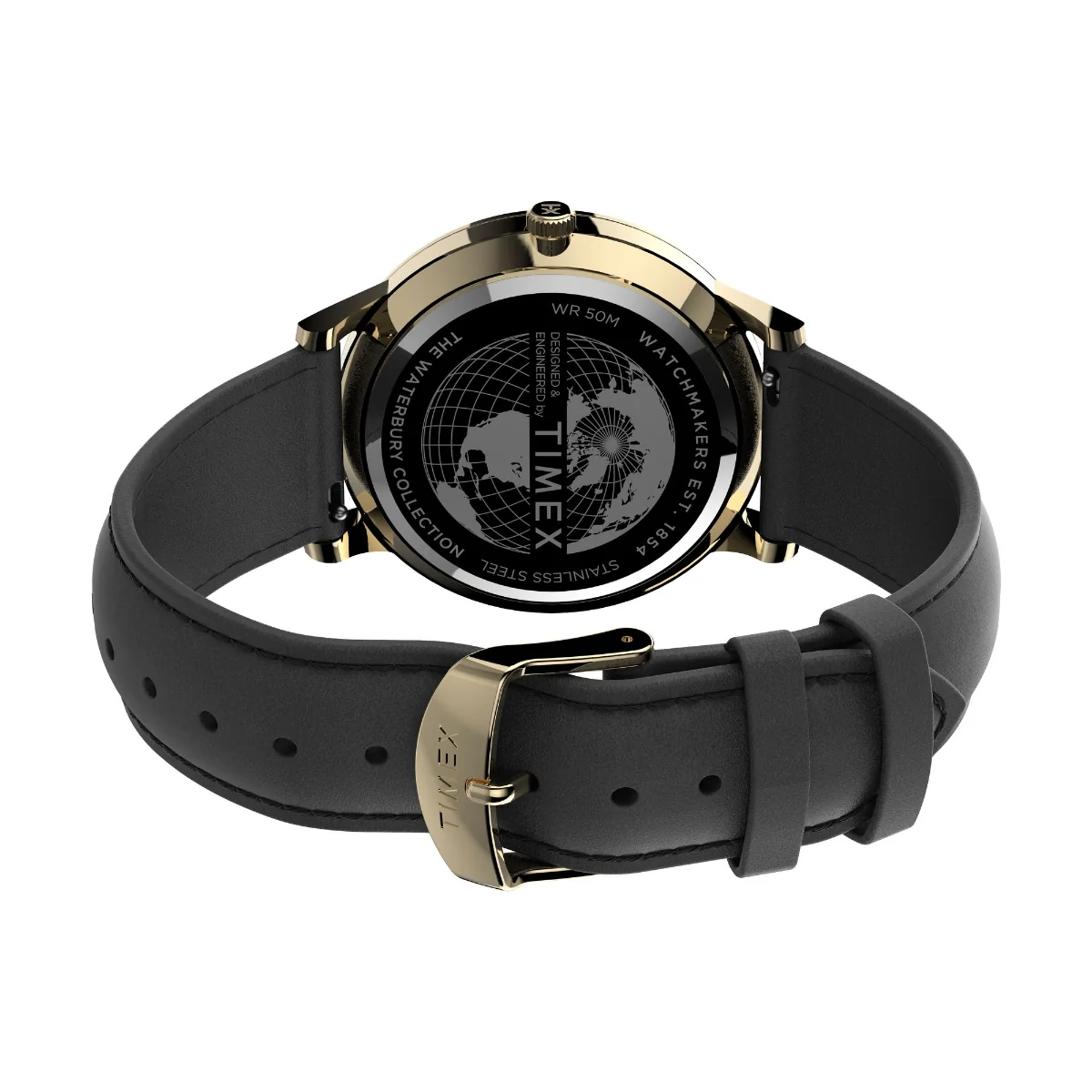 Waterbury Classic 40mm Leather Strap Watch - Image 2