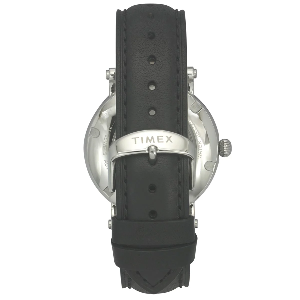 Timex E Class Men's Black Dial Round Case Automatic Function Watch -TWEG16716 - Image 2