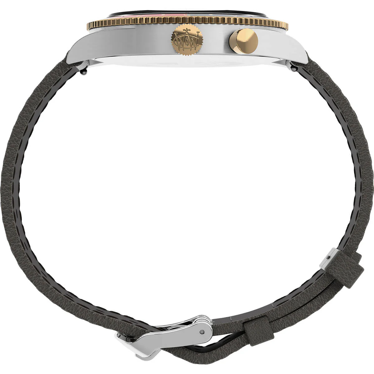 Waterbury Traditional GMT 39mm Leather Strap Watch - Image 5