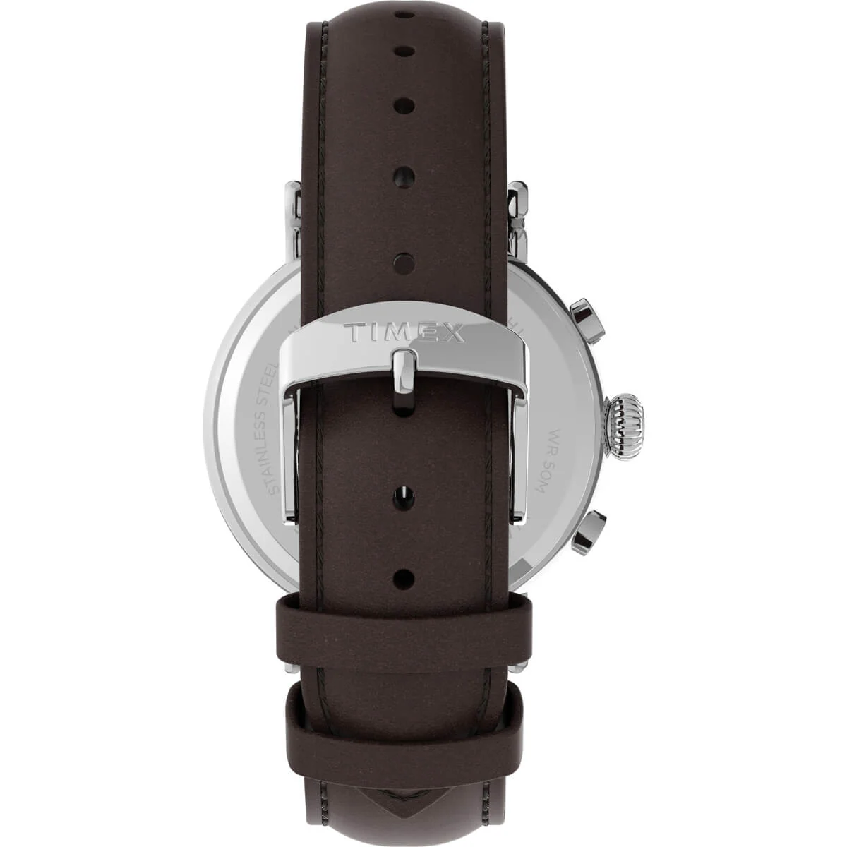 Timex Essential Collection Men's Quartz Analog Silver-Tone Dial Round Case Chronograph Function  Watch -TW2V27600 - Image 3