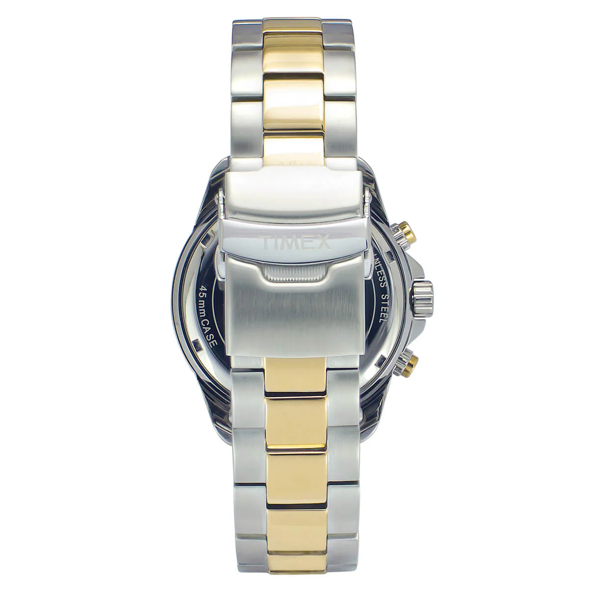 Timex E Class Men's Green Dial Round Case Chronograph Date Function Watch -TWEG20104 - Image 4