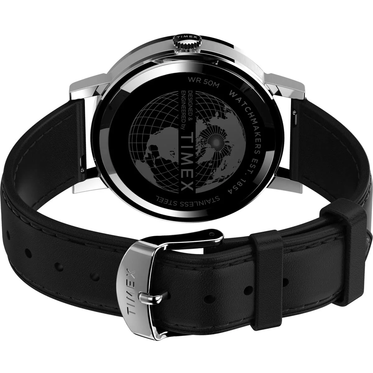 Timex City Collection Men's Quartz Analog Stainless Steel Dial Round Case Date-Window Function Watch -TW2V36300 - Image 4