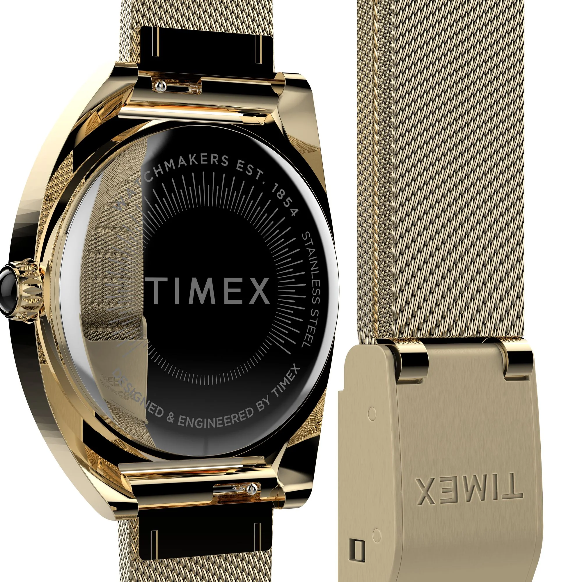 TIMEX Milano Gold-Tone Round Dial Analog Women's Watch - TW2T37600UJ - Image 4