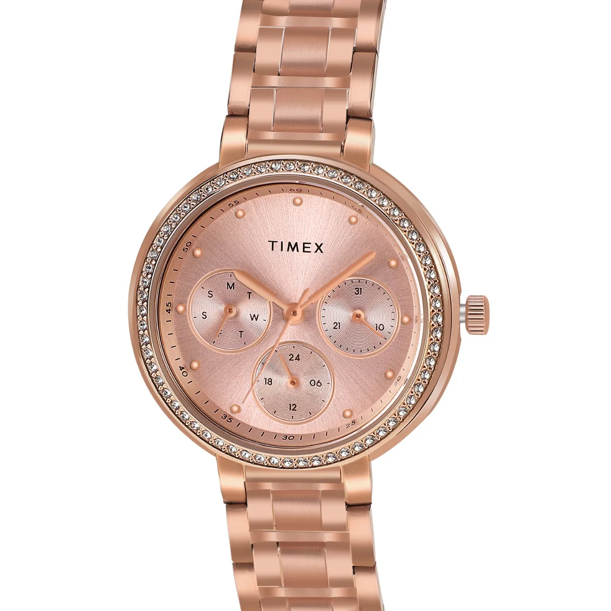 Timex Multifunction Analog Pink Dial Women Watch - TW000Z302 - Image 2