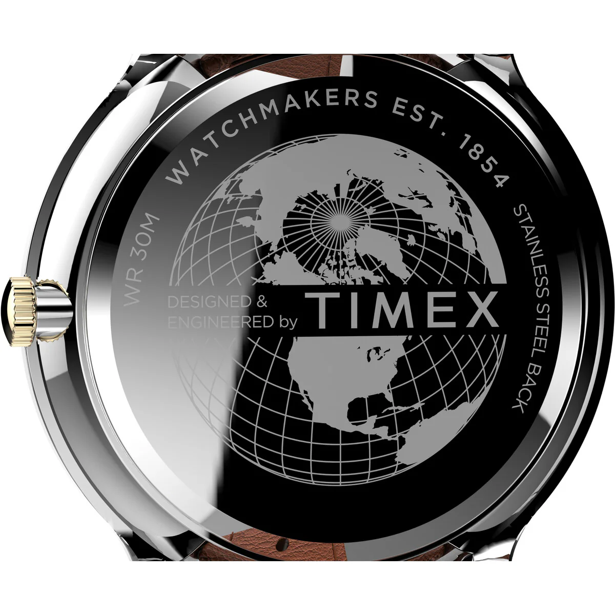 Gallery 40mm Leather Strap Watch - Image 5