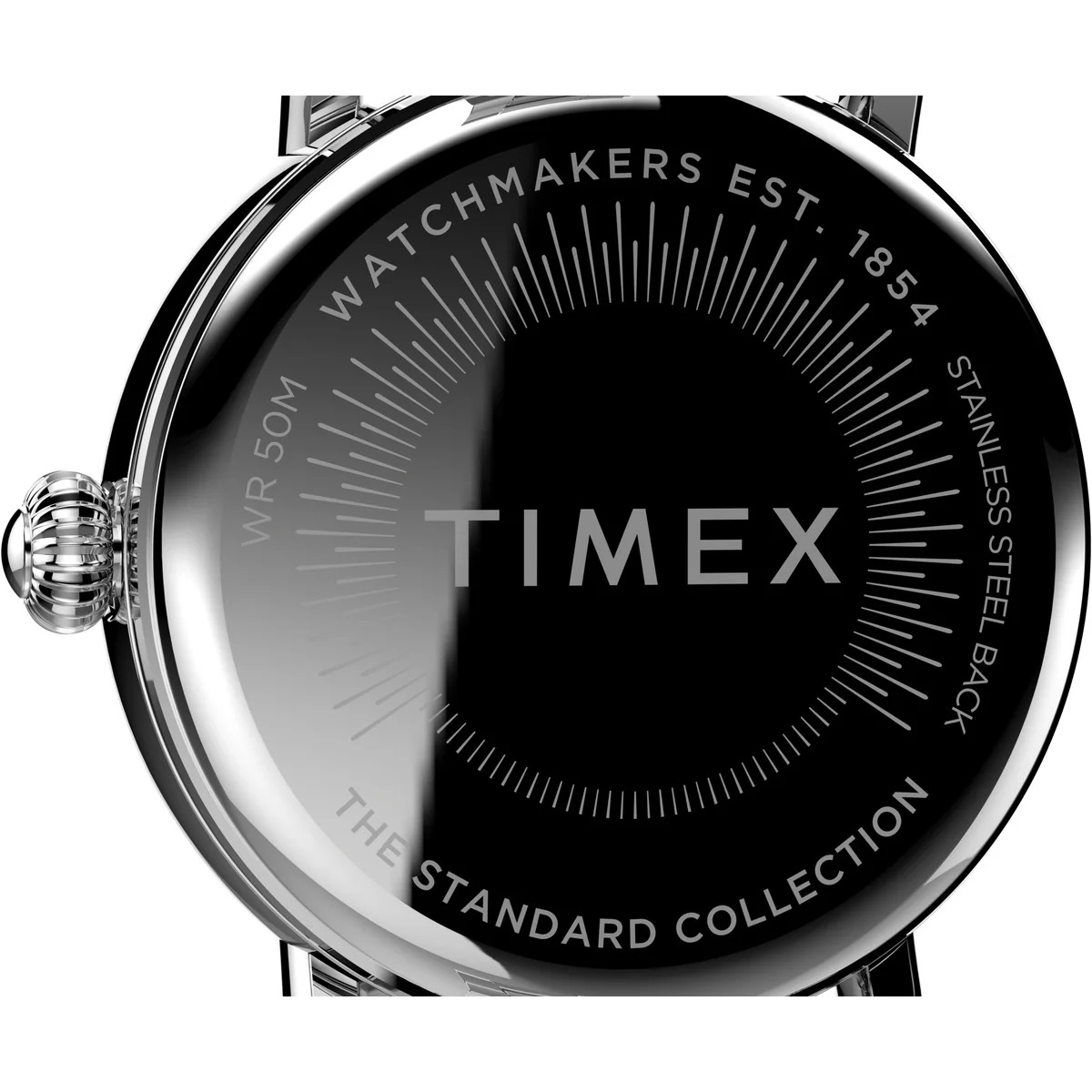 Timex Standard 34mm Stainless Steel Bracelet Watch - Image 5