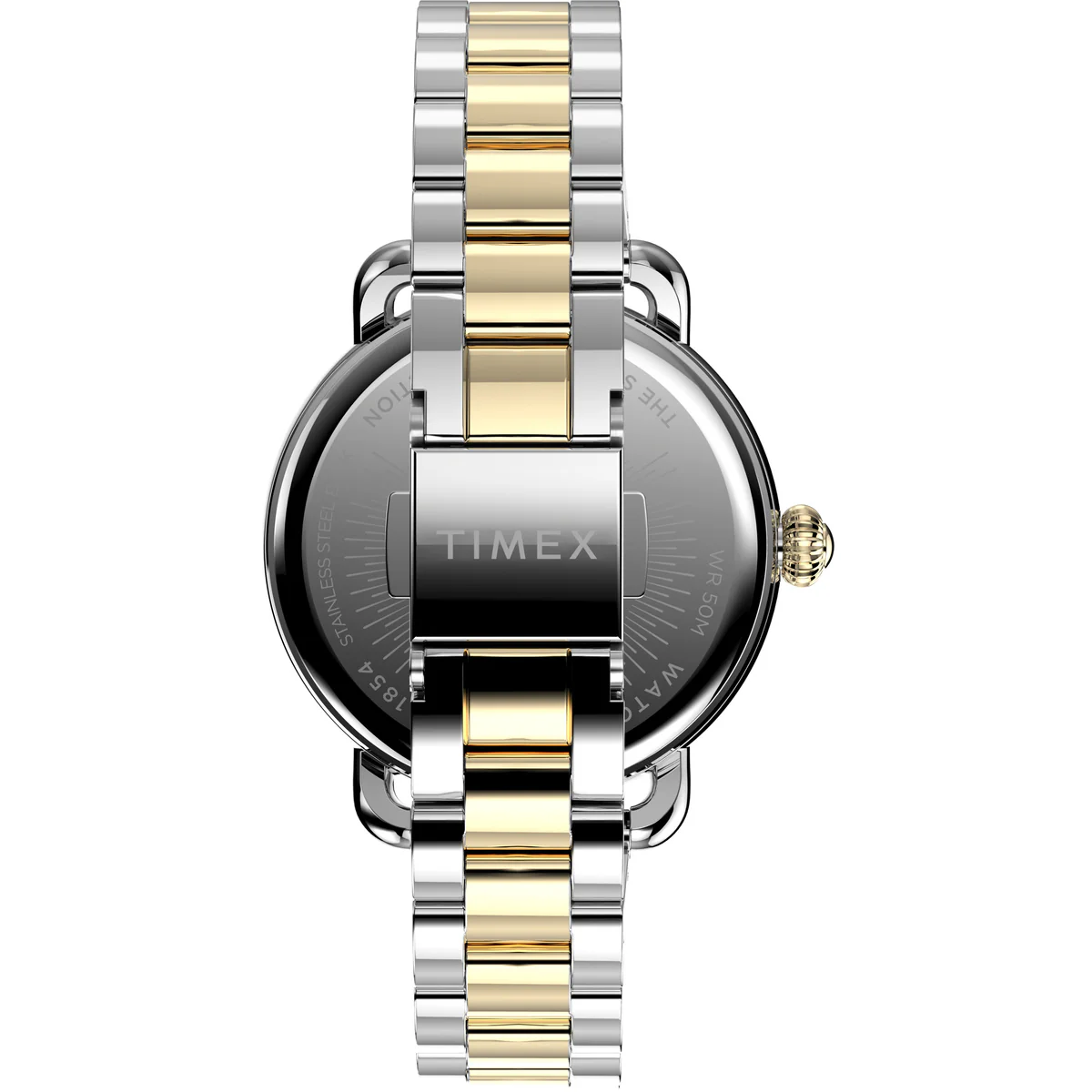 Timex Multifunctonal Women's Analog White Dial Coloured Quartz Watch, Round Dial with 34 mm Case width - TW2U98400UJ - Image 3