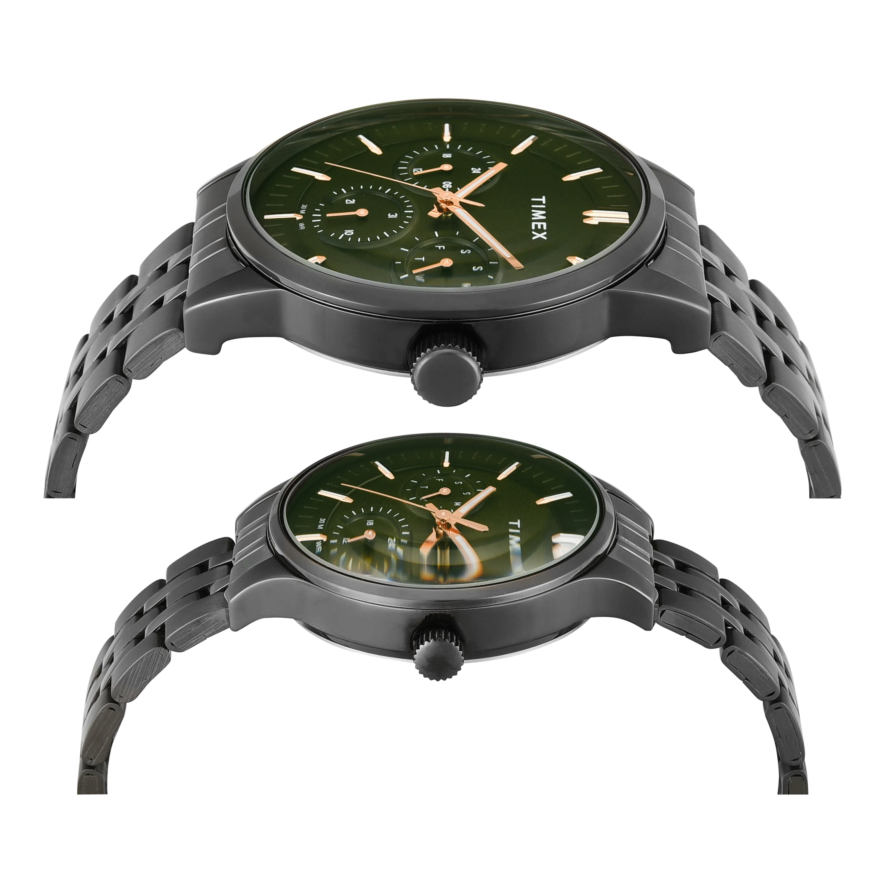 TIMEX Pairs Green Round Dial Analog Watch - TW00PR318 - Image 4