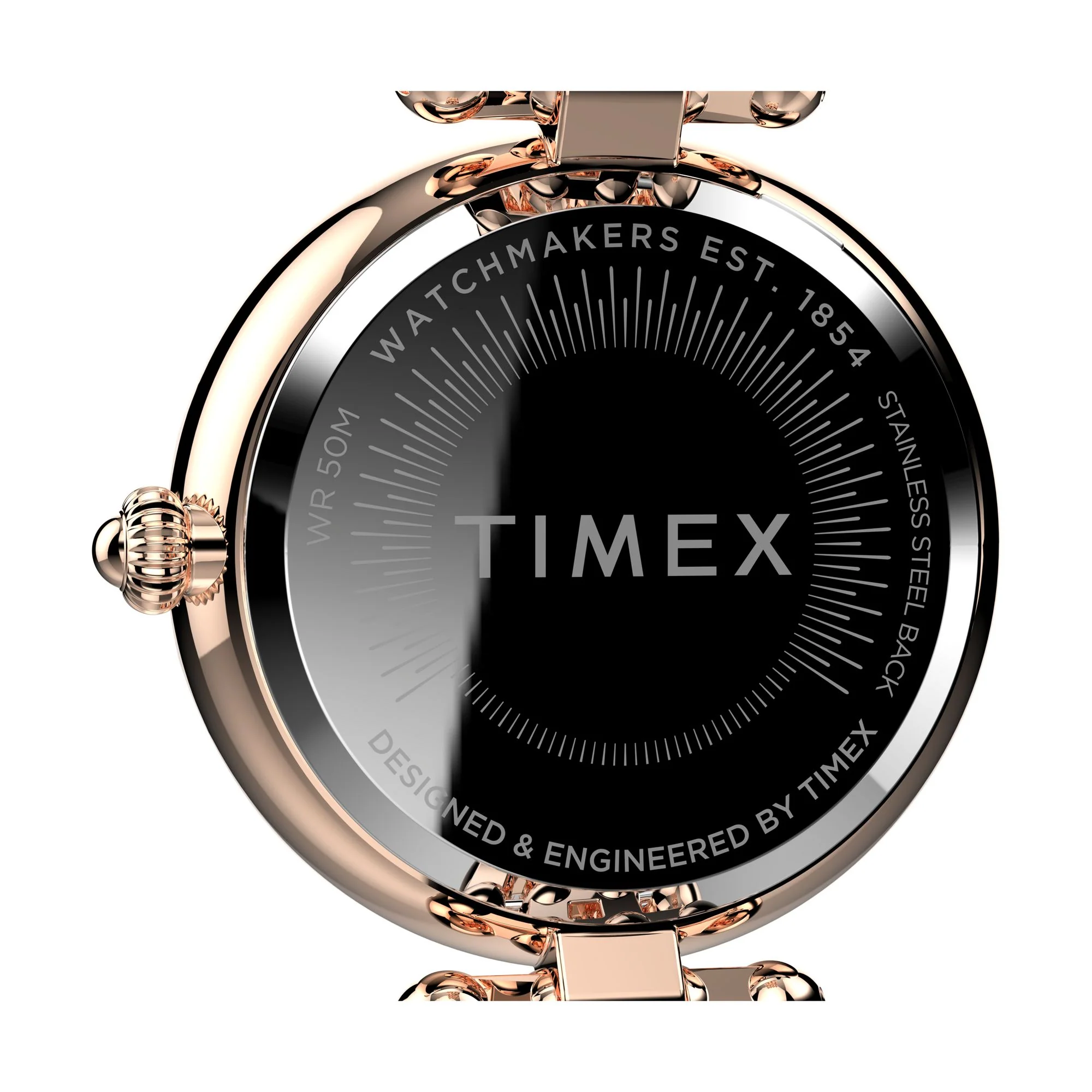 TIMEX Pink Round Dial Analog Women's Watch - TW2V02800UJ - Image 4