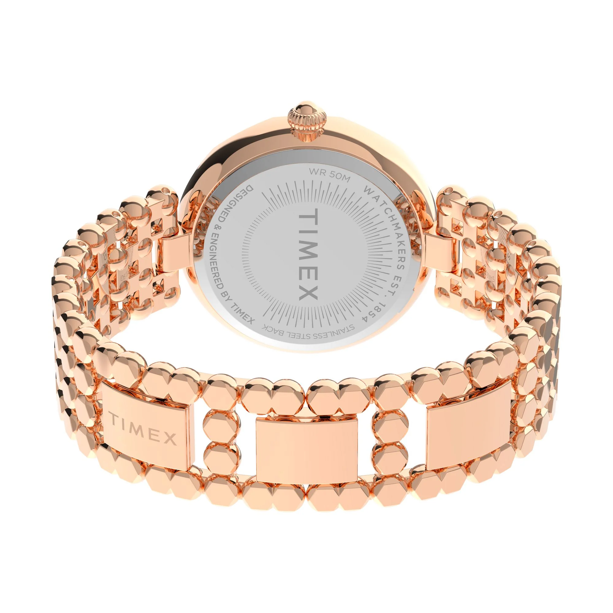TIMEX Pink Round Dial Analog Women's Watch - TW2V02800UJ - Image 5