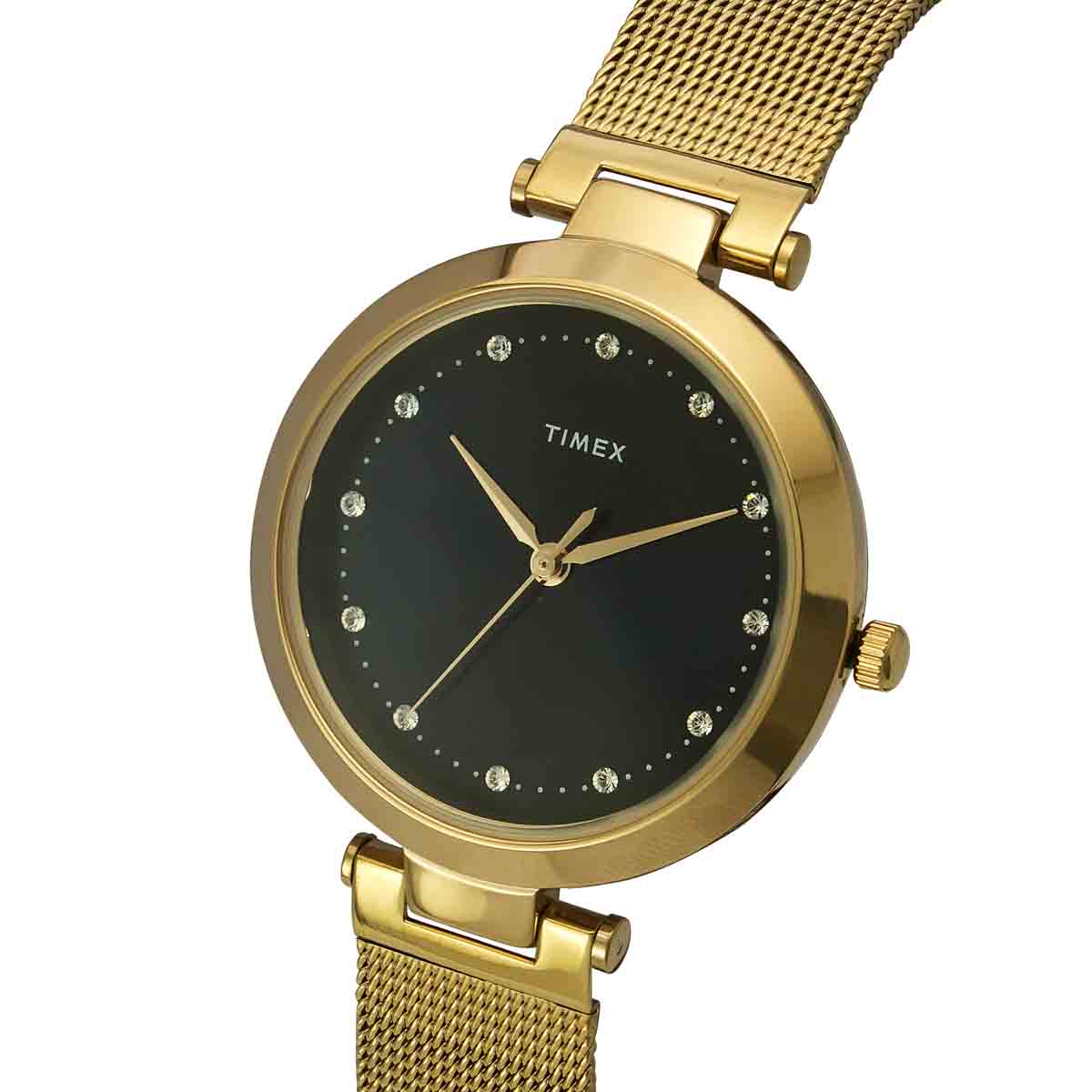 Timex Fashion Women's Blue Dial Round Case 3 Hands Function Watch -TWEL11824 - Image 2