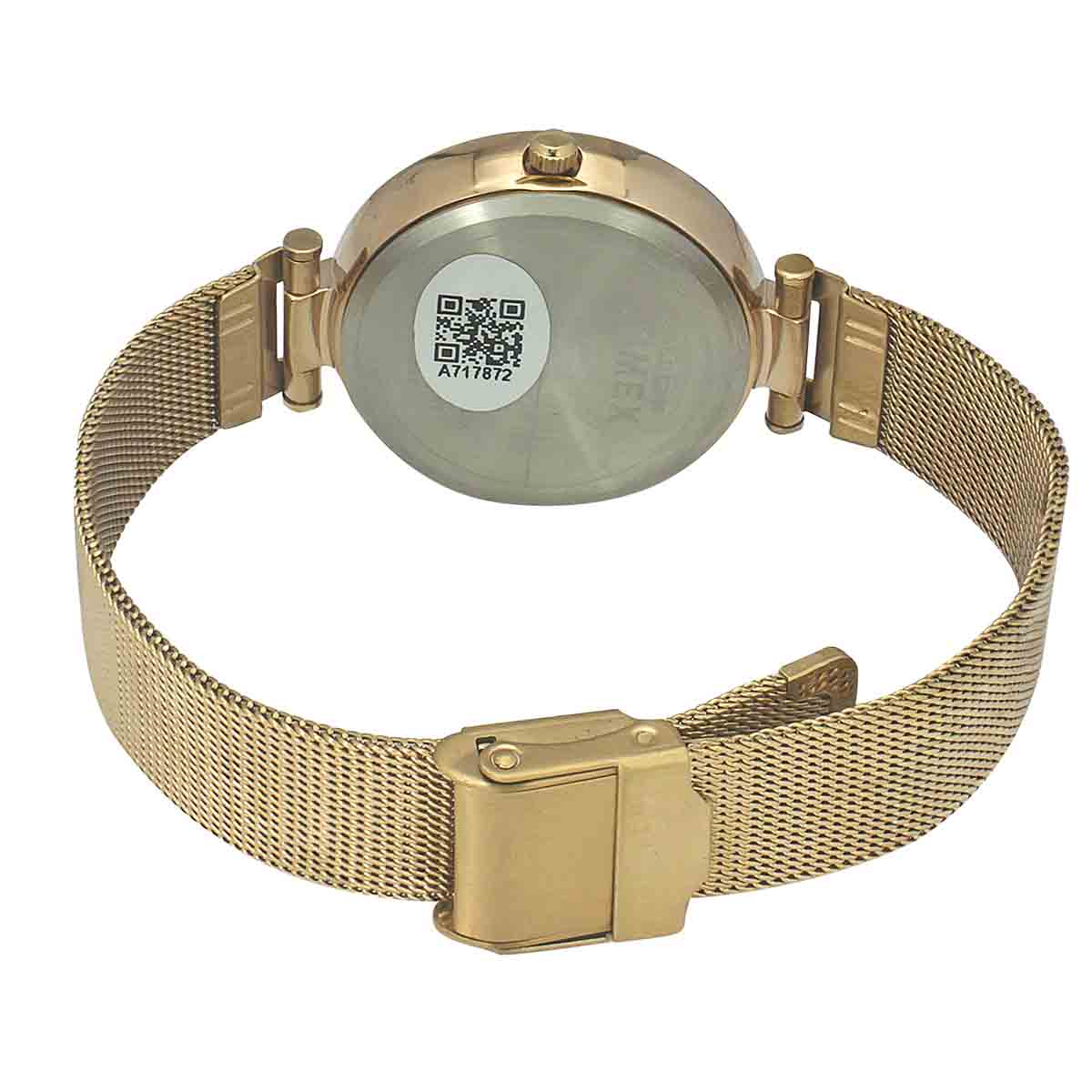 Timex Fashion Women's Blue Dial Round Case 3 Hands Function Watch -TWEL11824 - Image 5