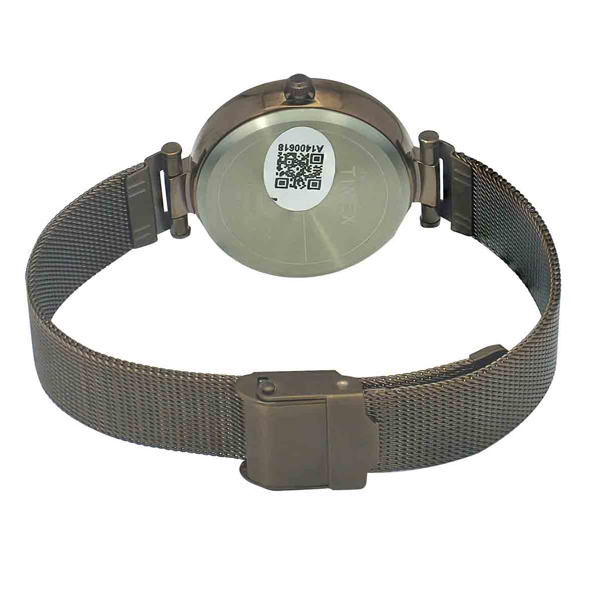 Timex Fashion Women's Brown Dial Round Case 3 Hands Function Watch -TWEL11825 - Image 5